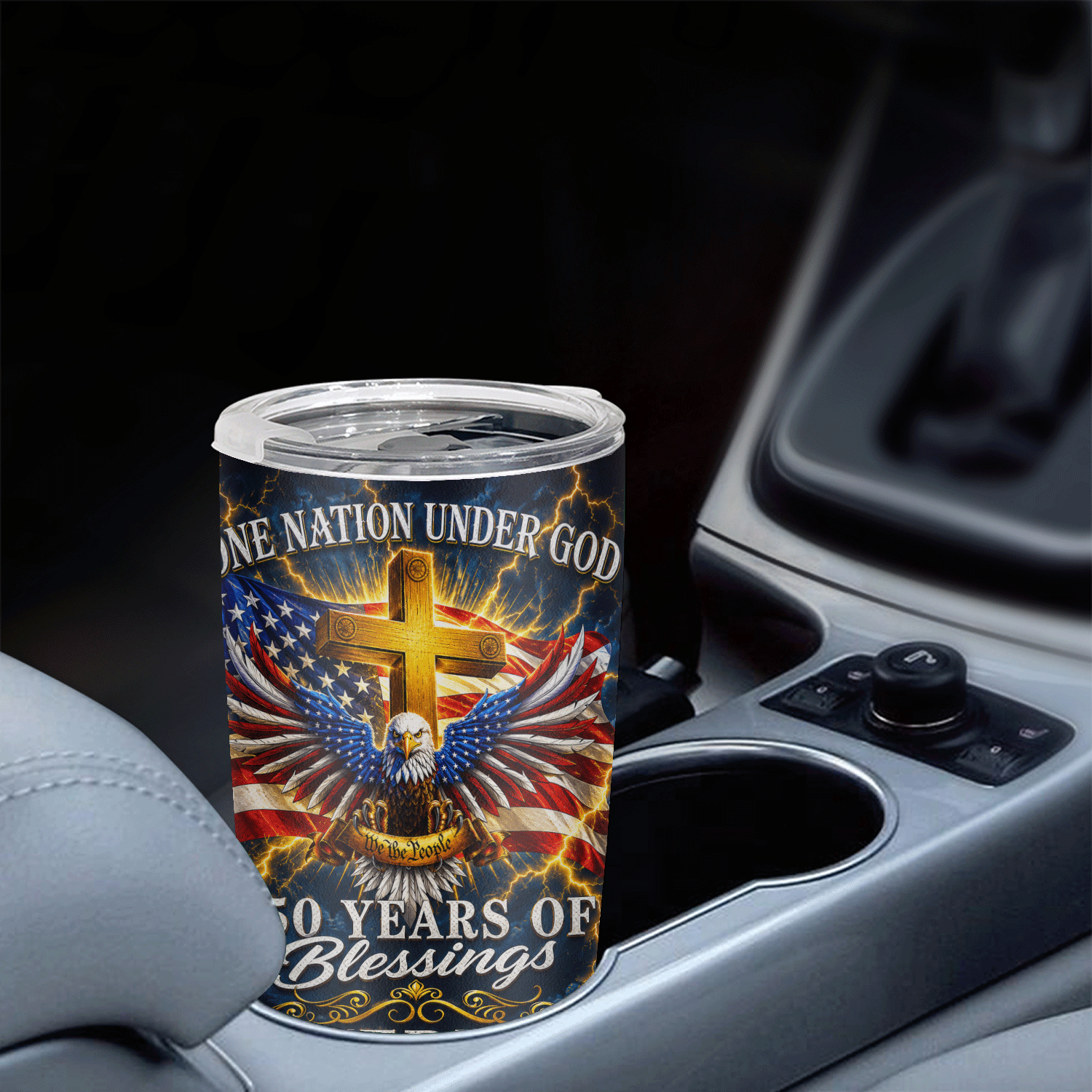 One Nation Under God America 250 Years of Blessings 20oz Tumbler