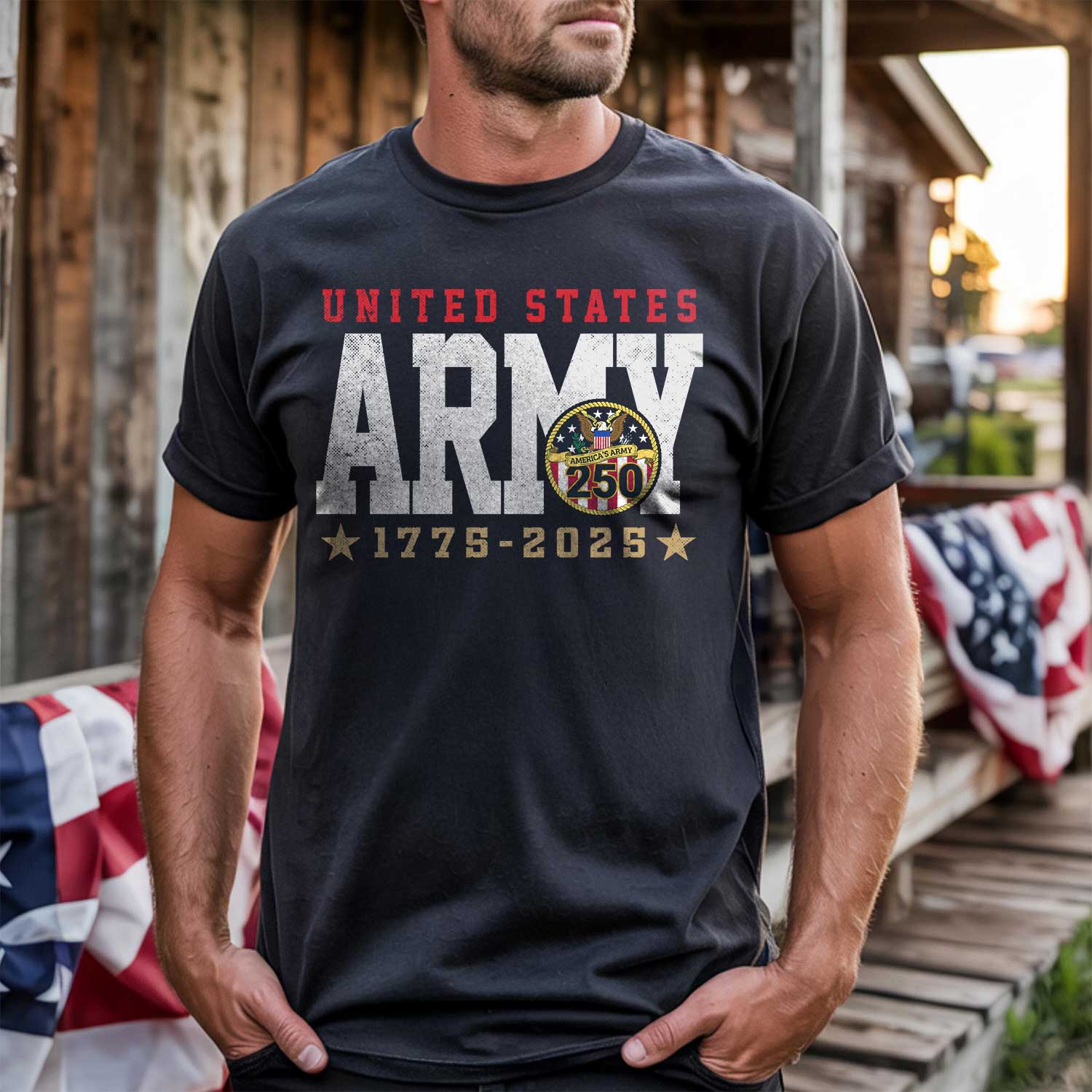 America's Army 250 Front T-Shirt