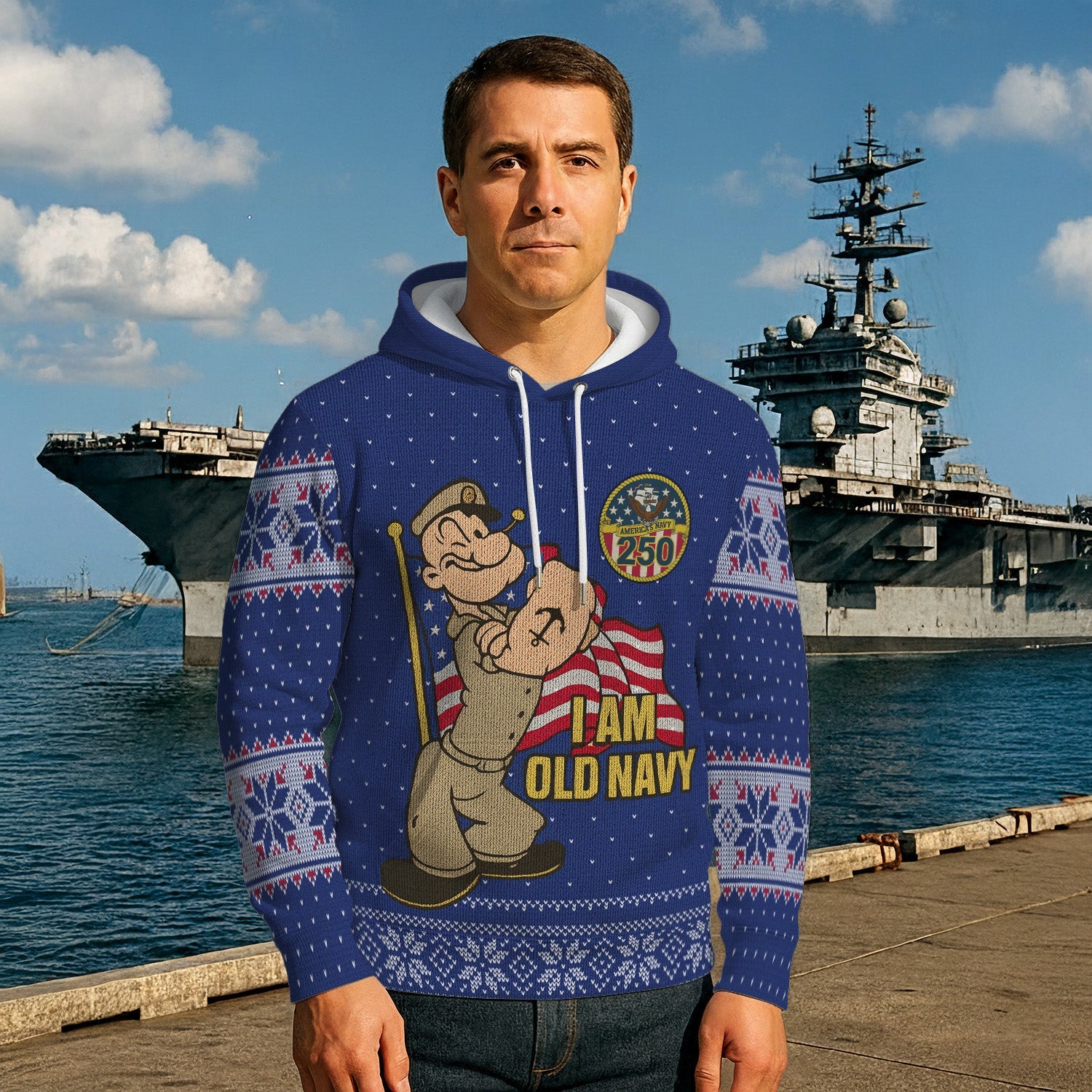 I Am Old Navy 3D All Over Print Hoodie