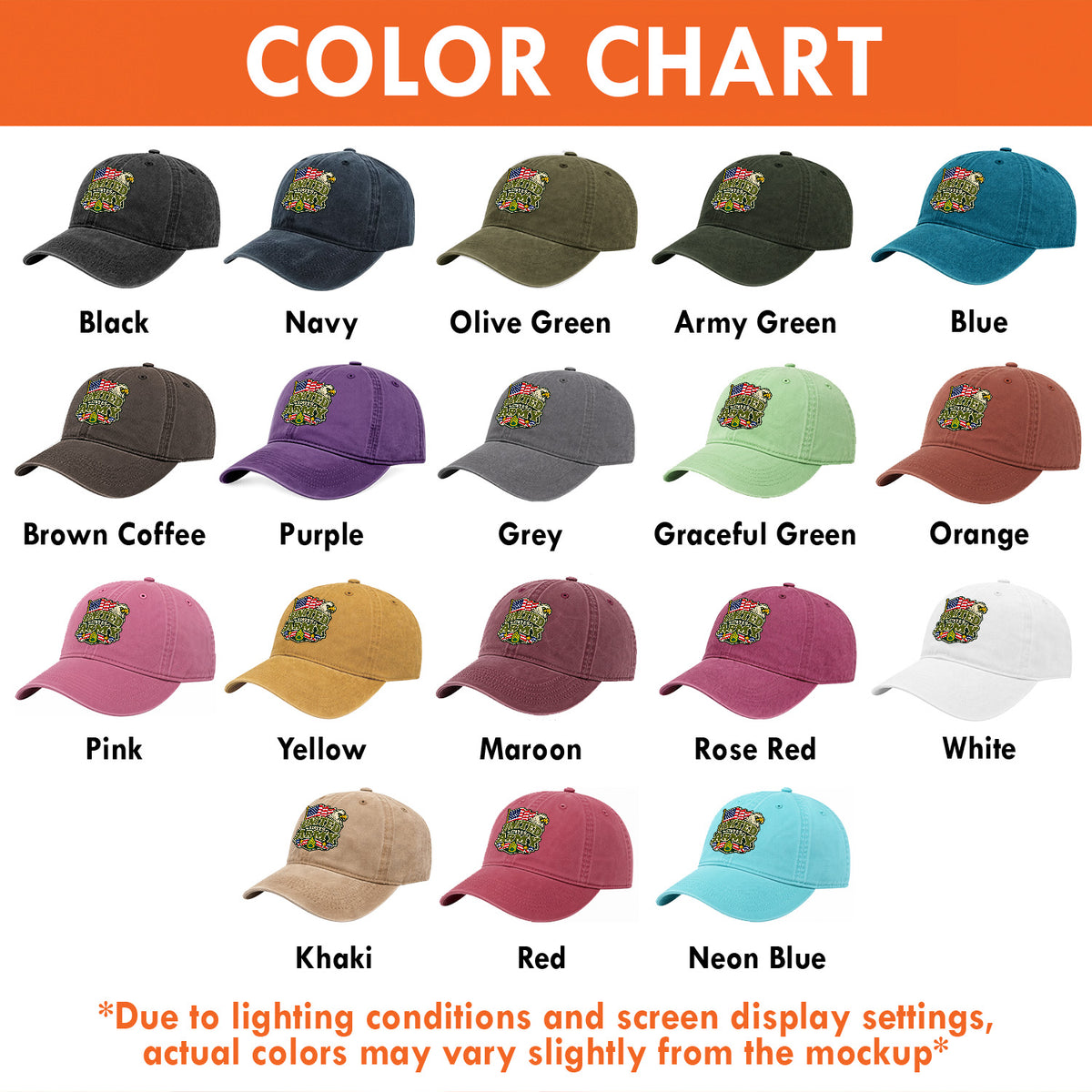 Personalized U.S. Army Embroidered Washed Cap Custom Rank and Text