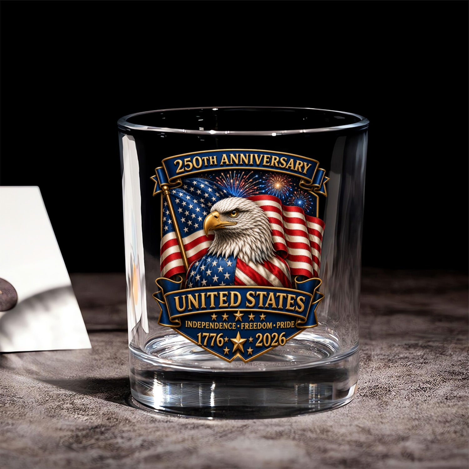 America 250th Anniversary Whiskey Glass for Collectors