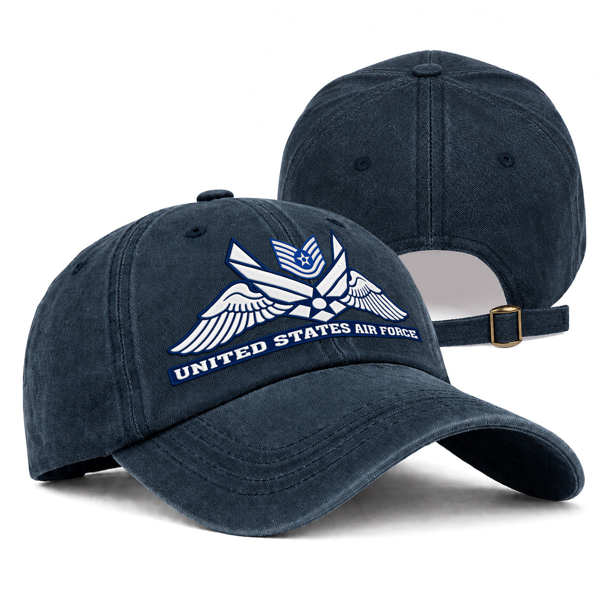 Custom U.S. Air Force Cotton Hat Personalized Rank and Name