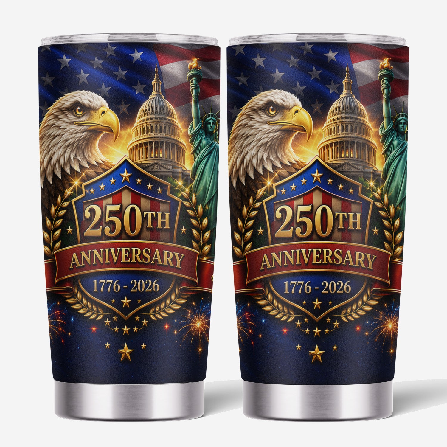 America 250th Anniversary Eagle Liberty 20oz Tumbler