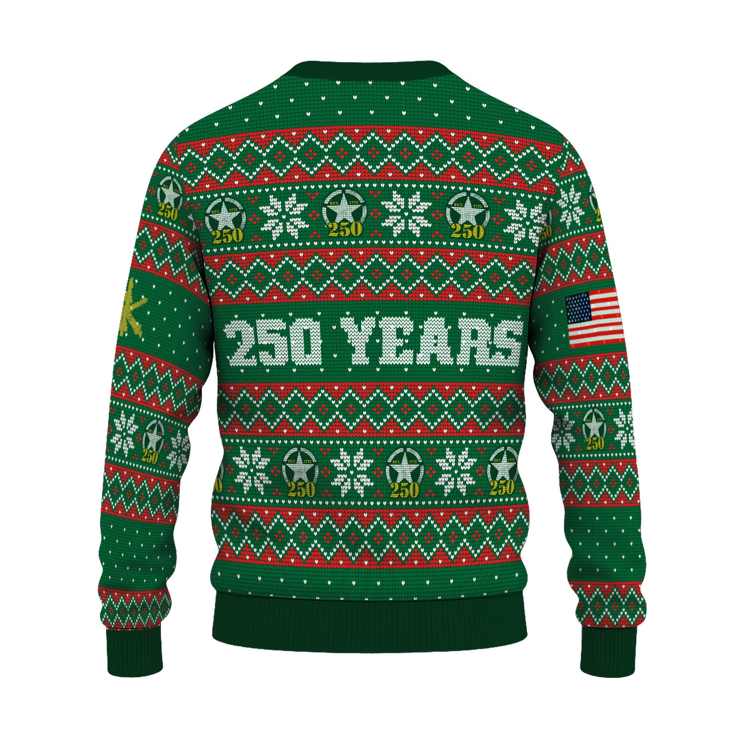 Custom Ranks US Army Ugly Christmas Sweater for Women Men KRUST09