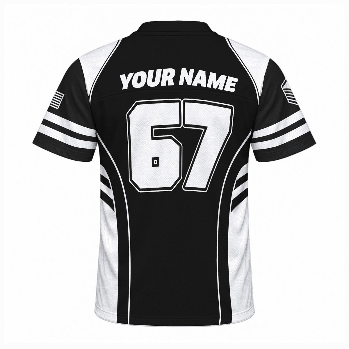 U.S. Air Force Personalized Sports Jersey Custom Rank Text and Number