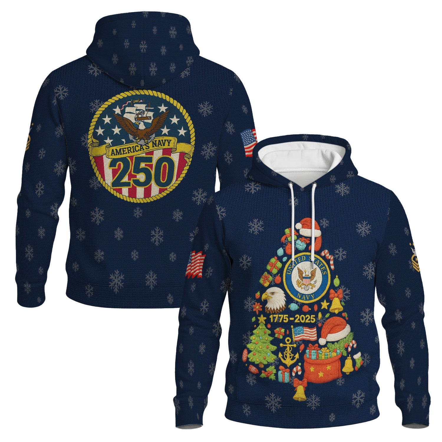 Personalized US Navy 3D All Over Print Hoodie KRH3D04