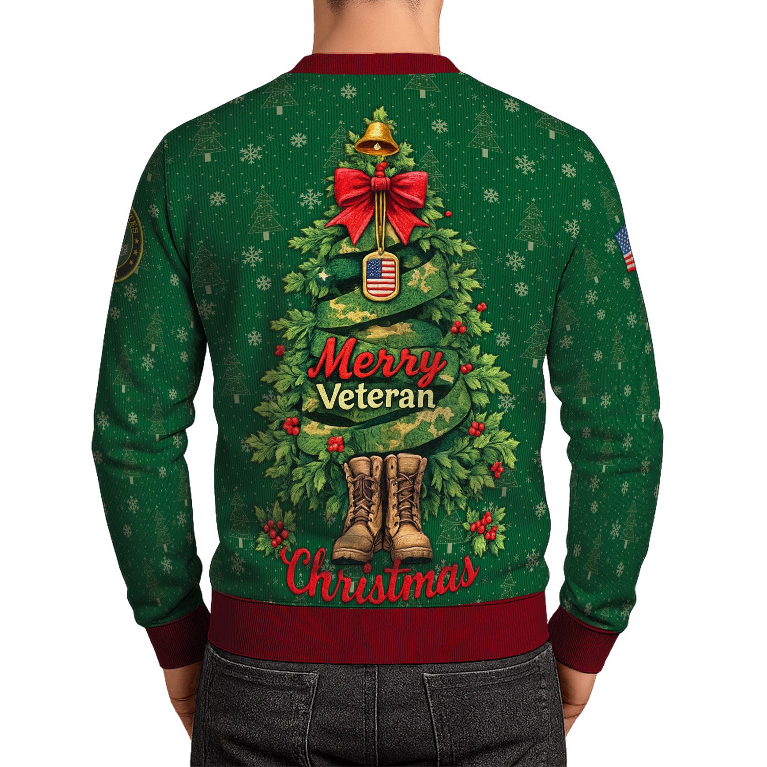 US Army Ugly Christmas Sweater