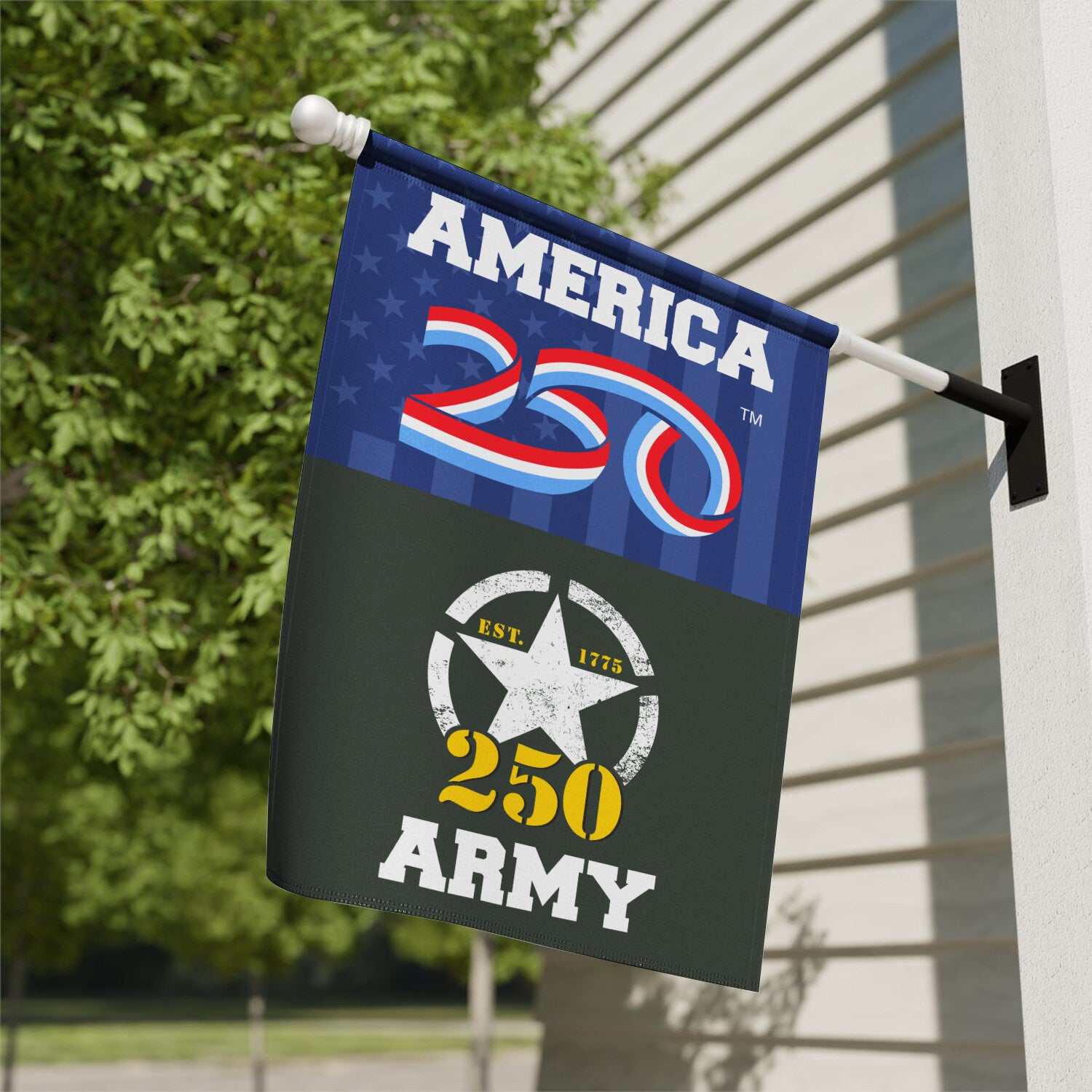 America 250, US Army 250 House Flag 28''x40'' Twin-Side Printing