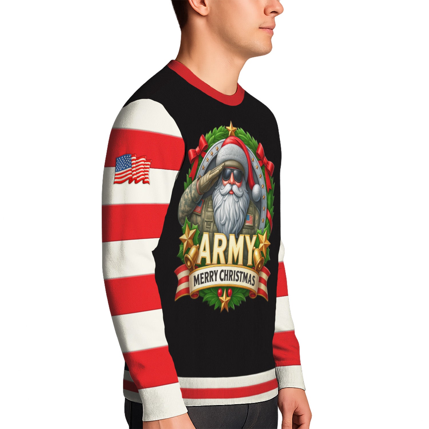 US Army Merry Christmas Ugly Christmas Sweater