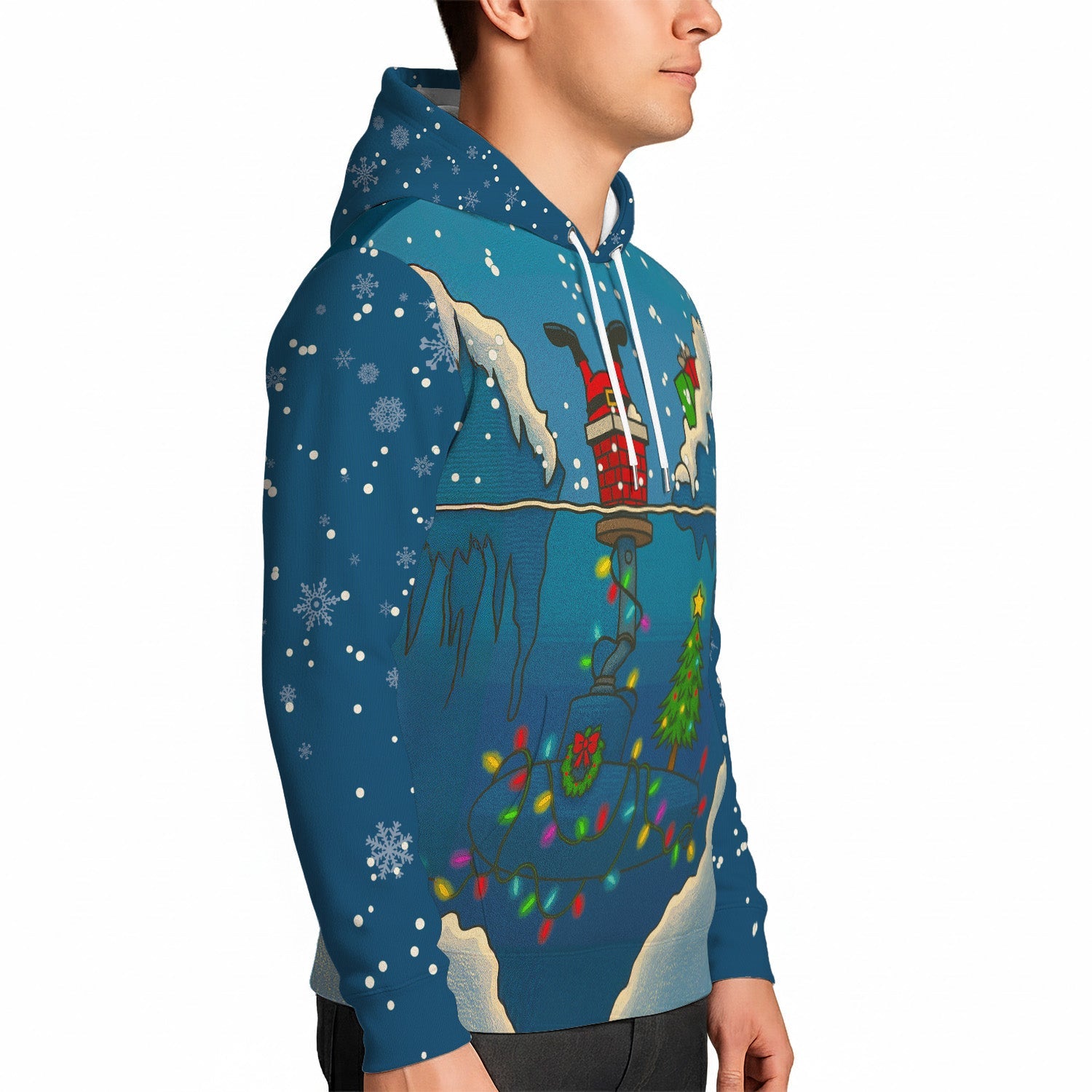 US Navy Submarine Xmas 3D All Over Print