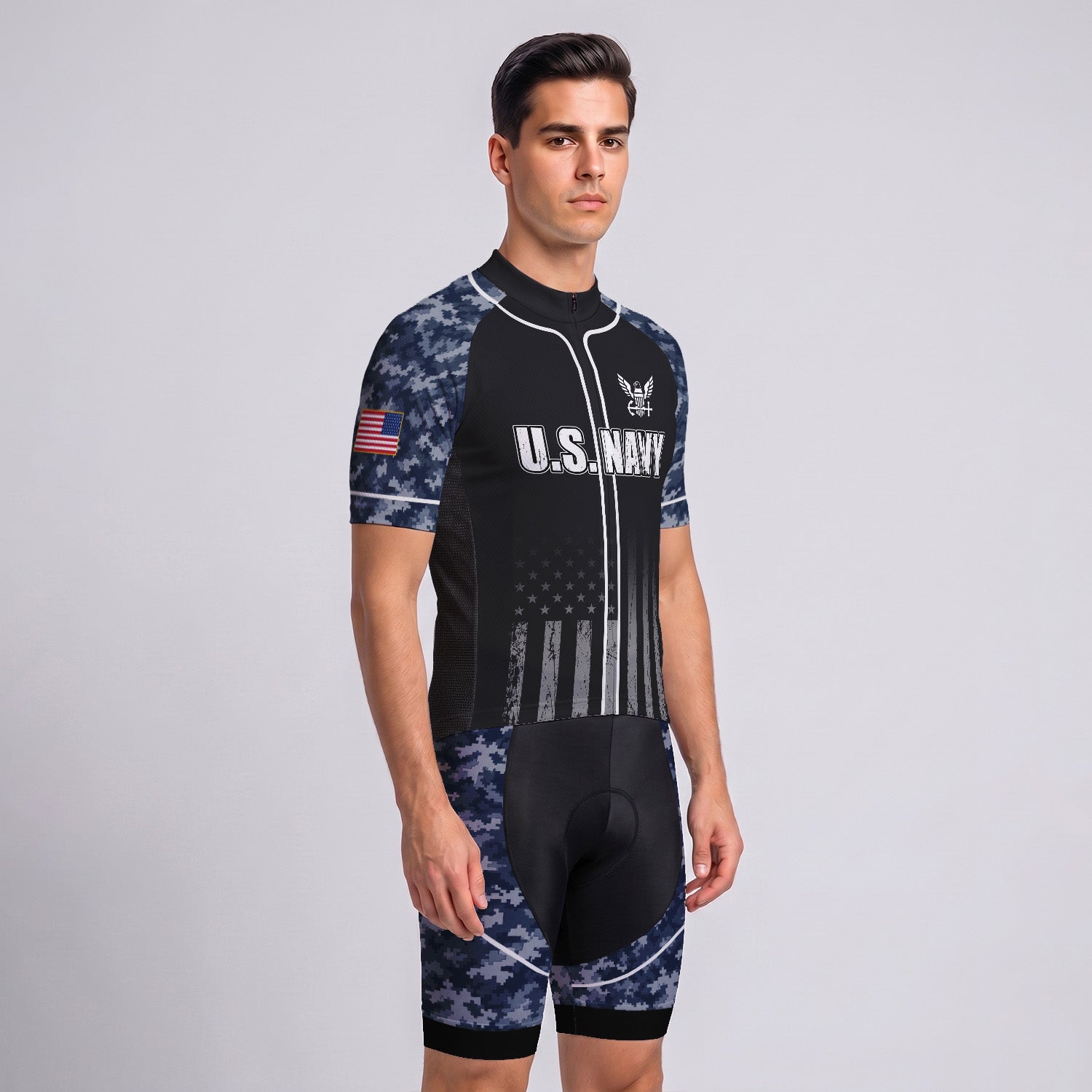 Personalized U.S. Navy 250th Cycling Jersey Kit