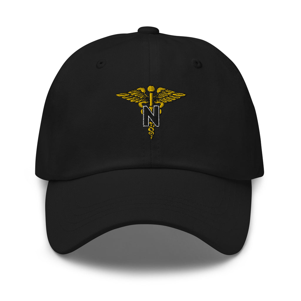 US Army Nurse Corps Insignia Embroidered Dad Hat