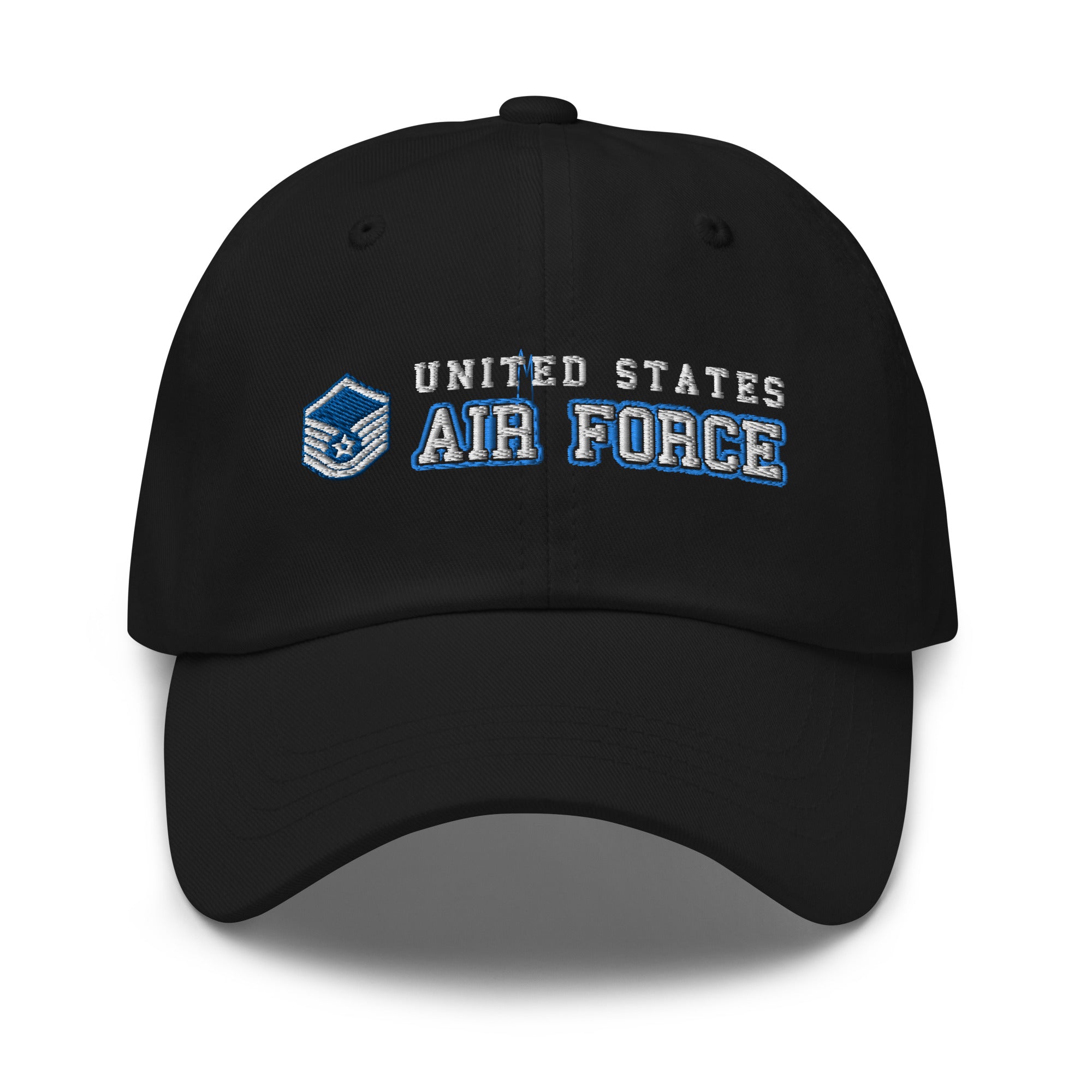 US Air Force E-7 Master Sergeant MSgt Ranks/Insignia Embroidered Dad Hat