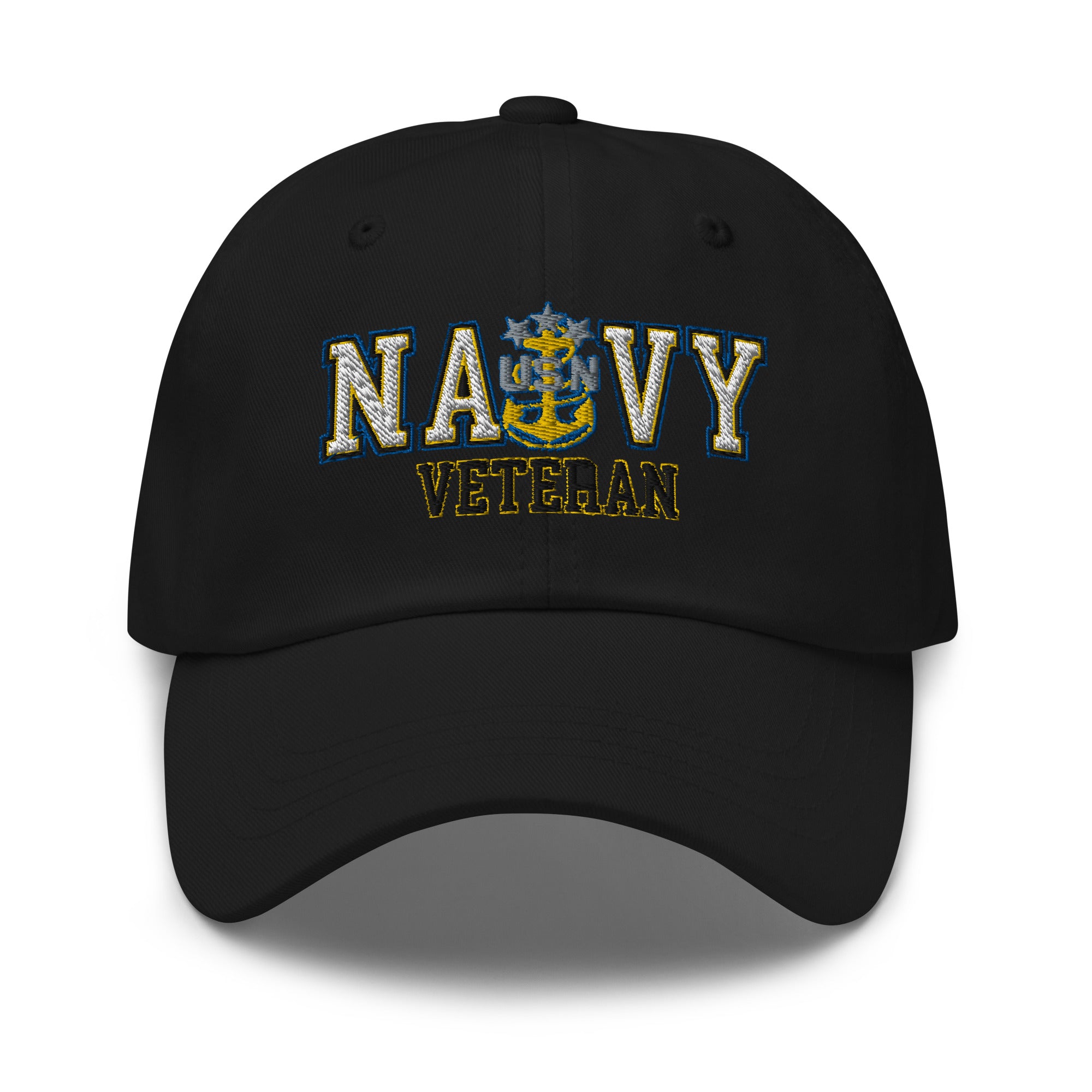 US Navy E-9 MCPON Senior Enlisted Advisor Veteran Embroidered Dad Hat