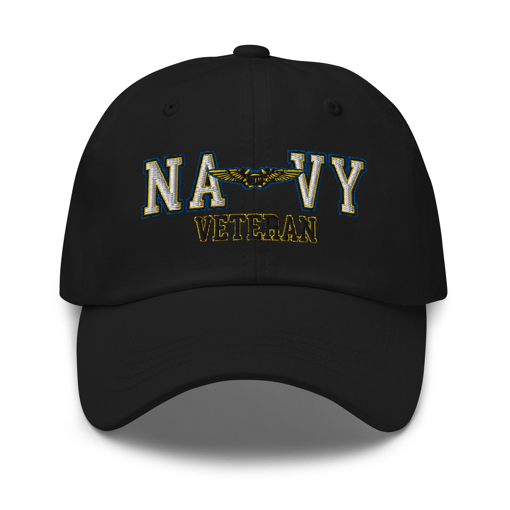 US Navy Naval Flight Officer Veteran Embroidered Dad Hat