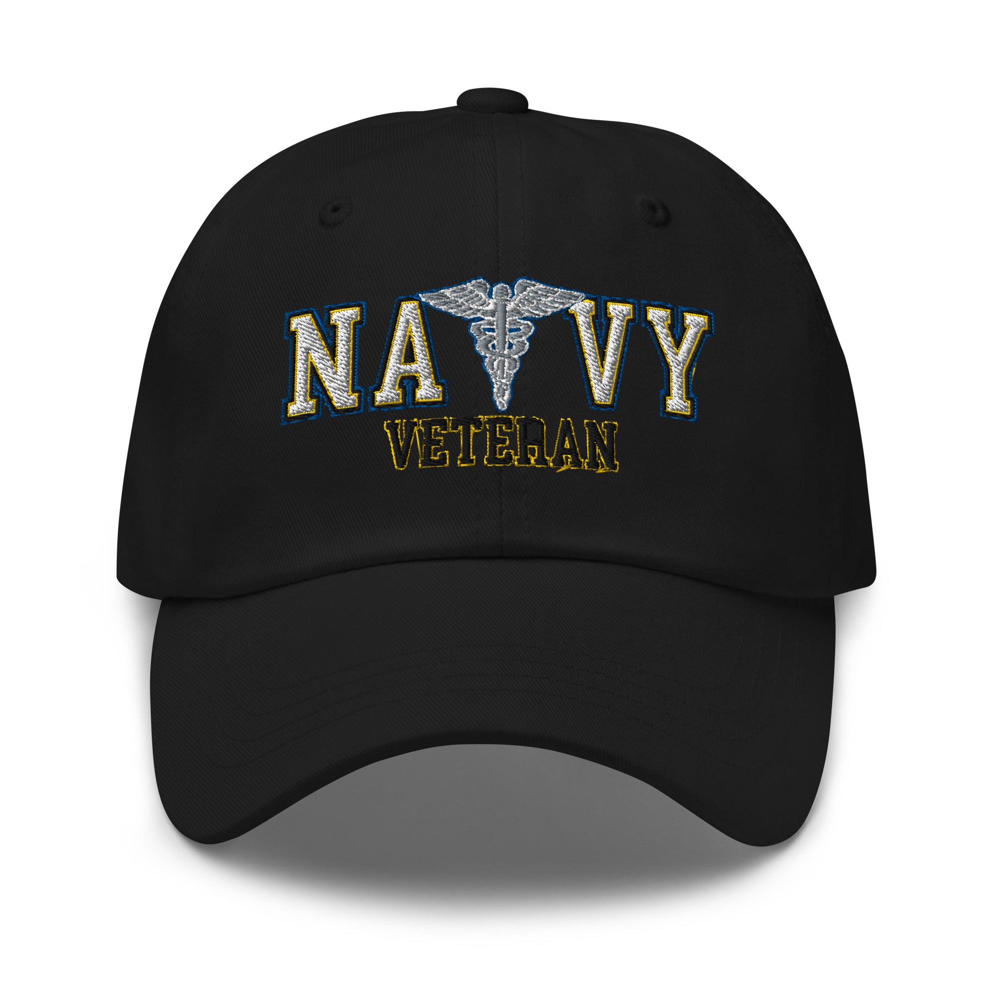 US Navy Hospital Corpsman Navy HM Veteran Embroidered Dad Hat