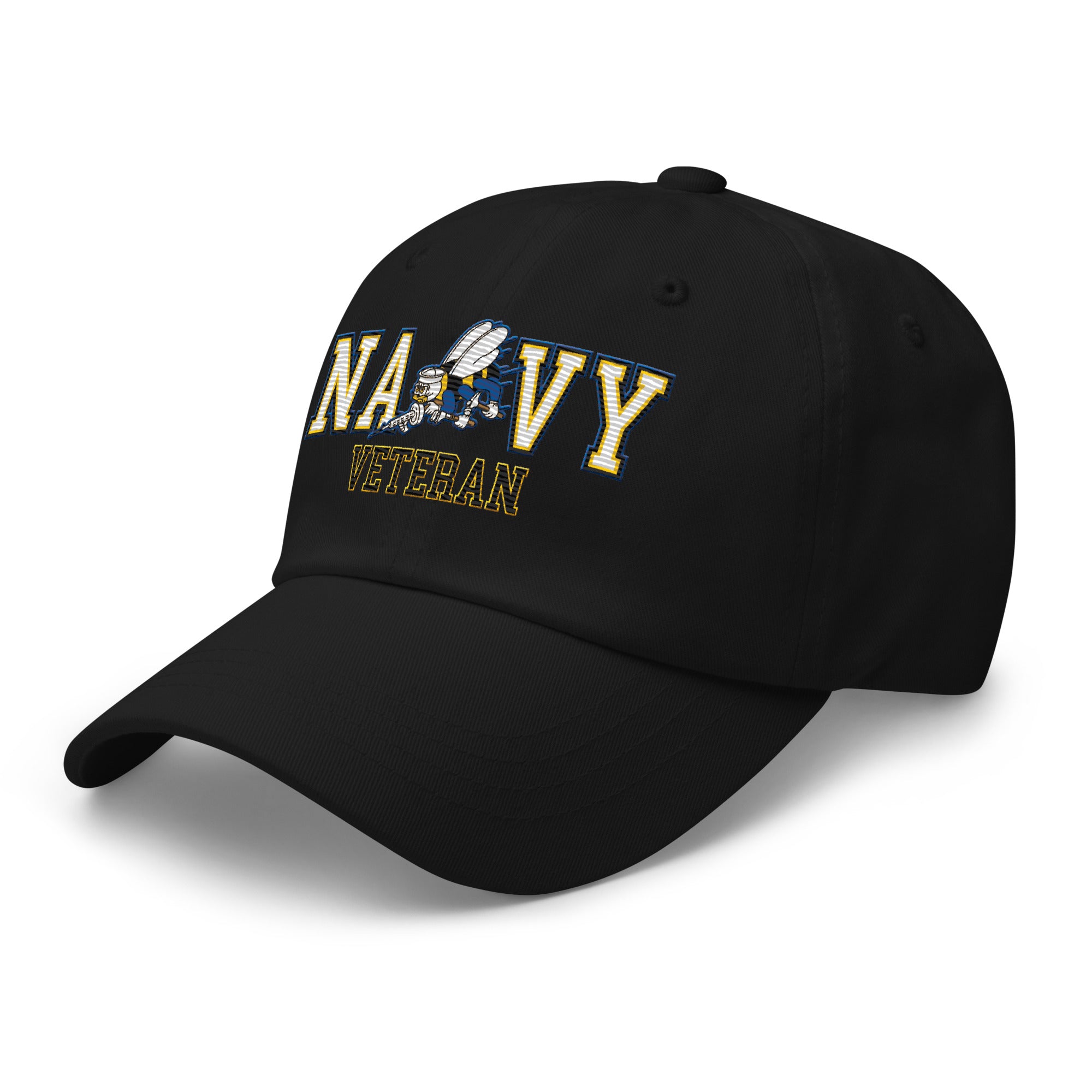 US Navy Seabees Veteran Embroidered Dad Hat