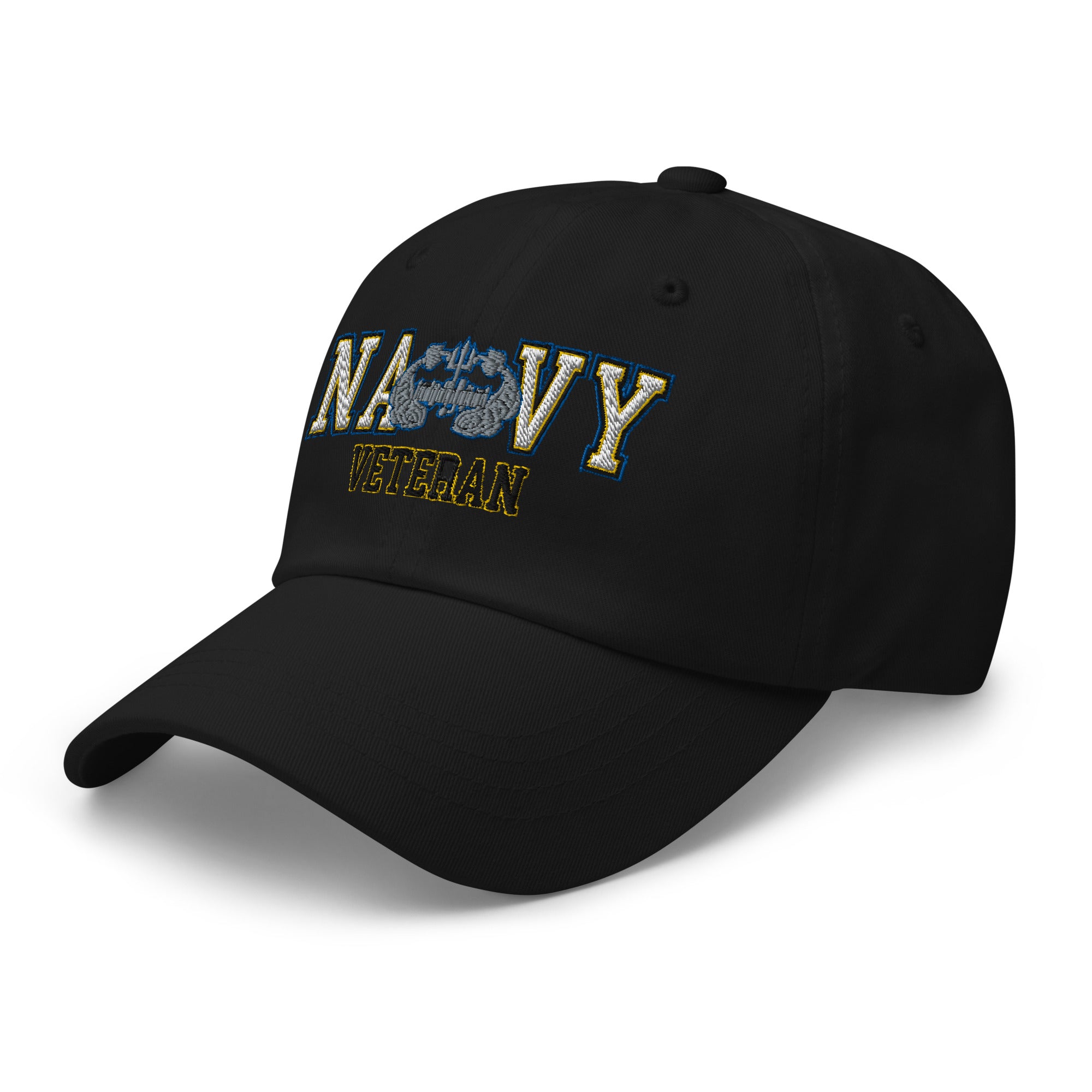 US Navy Deep Submergence Enlisted Veteran Embroidered Dad Hat