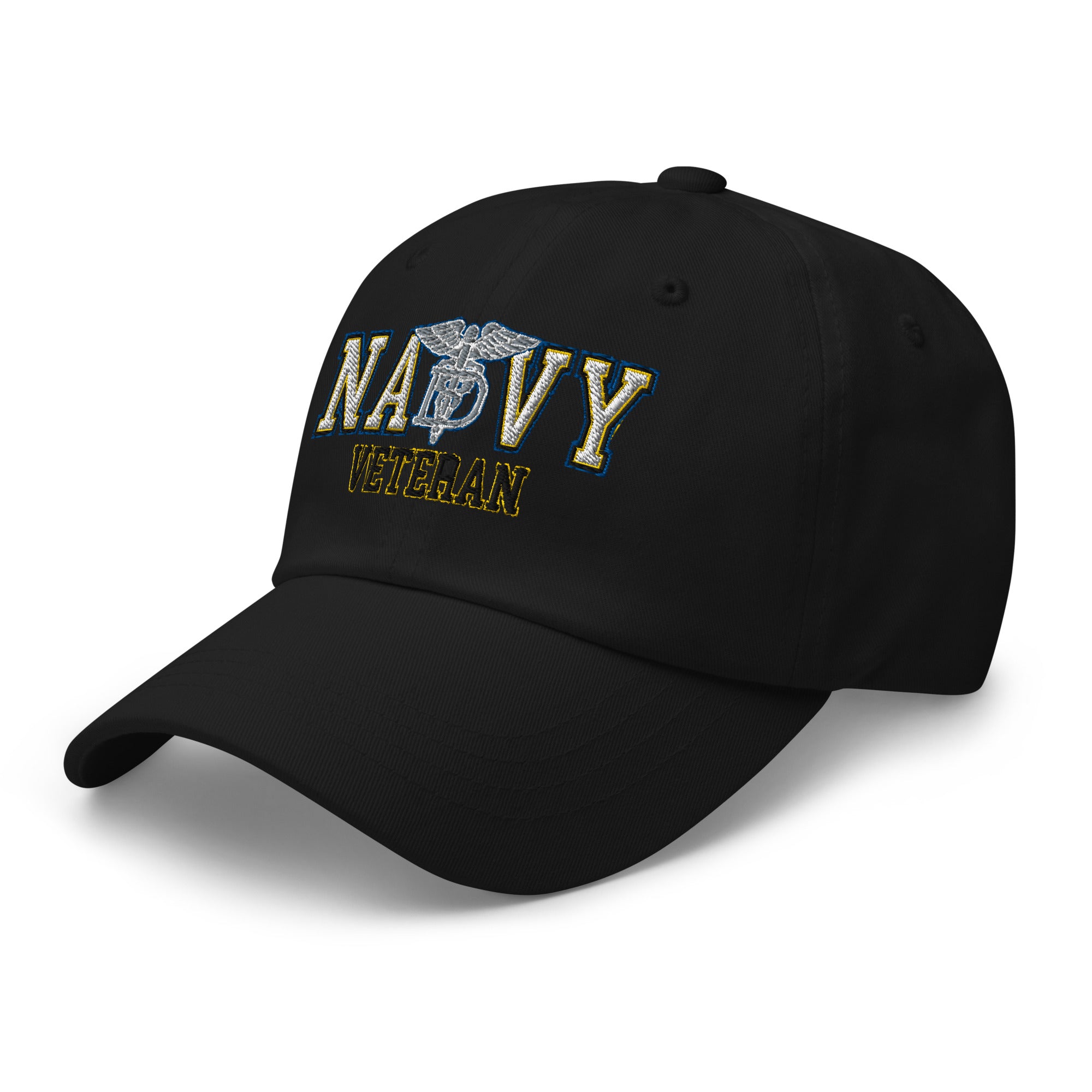 US Navy Dental Technician Navy DT Veteran Embroidered Dad Hat