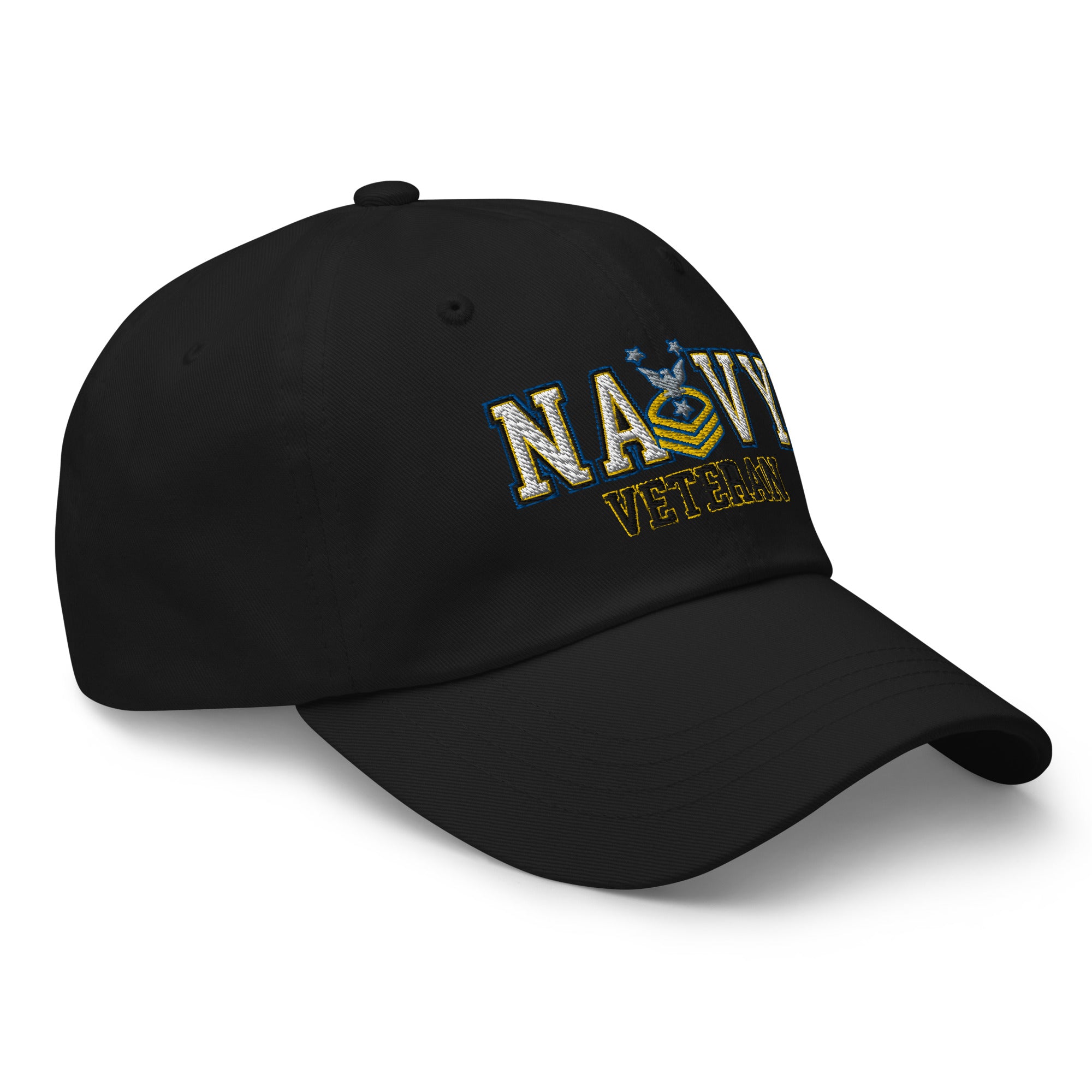 US Navy E-9 CMDCM Veteran Embroidered Dad Hat