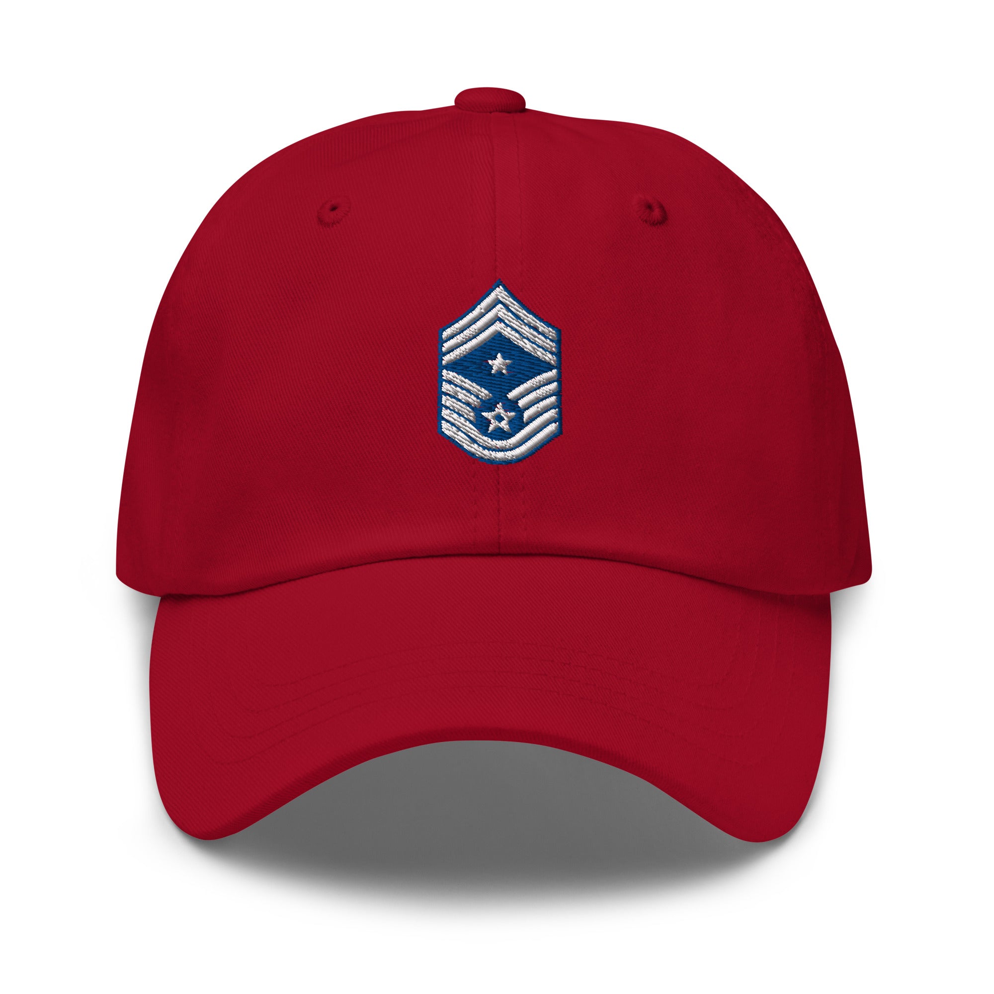 US Air Force E-9 Command Chief Master Sergeant CCM Insignia Embroidered Dad Hat