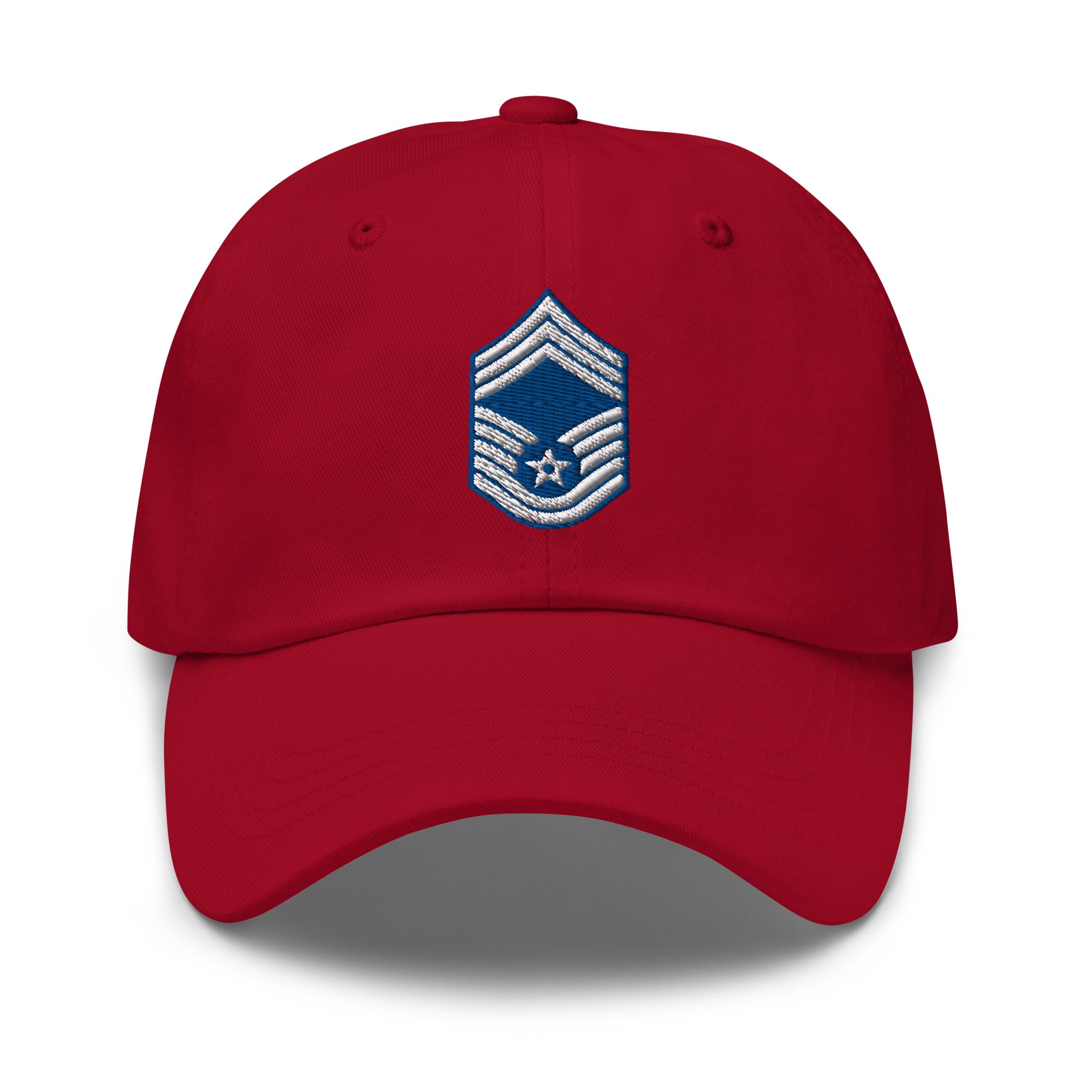 US Air Force E-9 Chief Master Sergeant CMSgt Insignia Embroidered Dad Hat