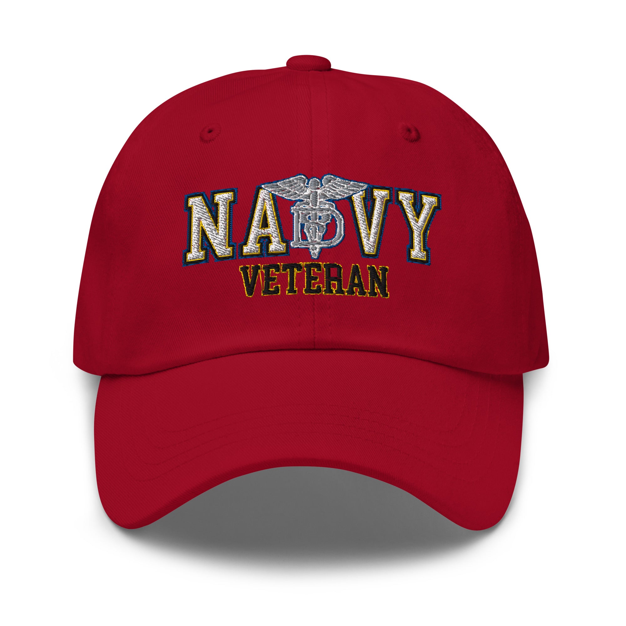 US Navy Dental Technician Navy DT Veteran Embroidered Dad Hat