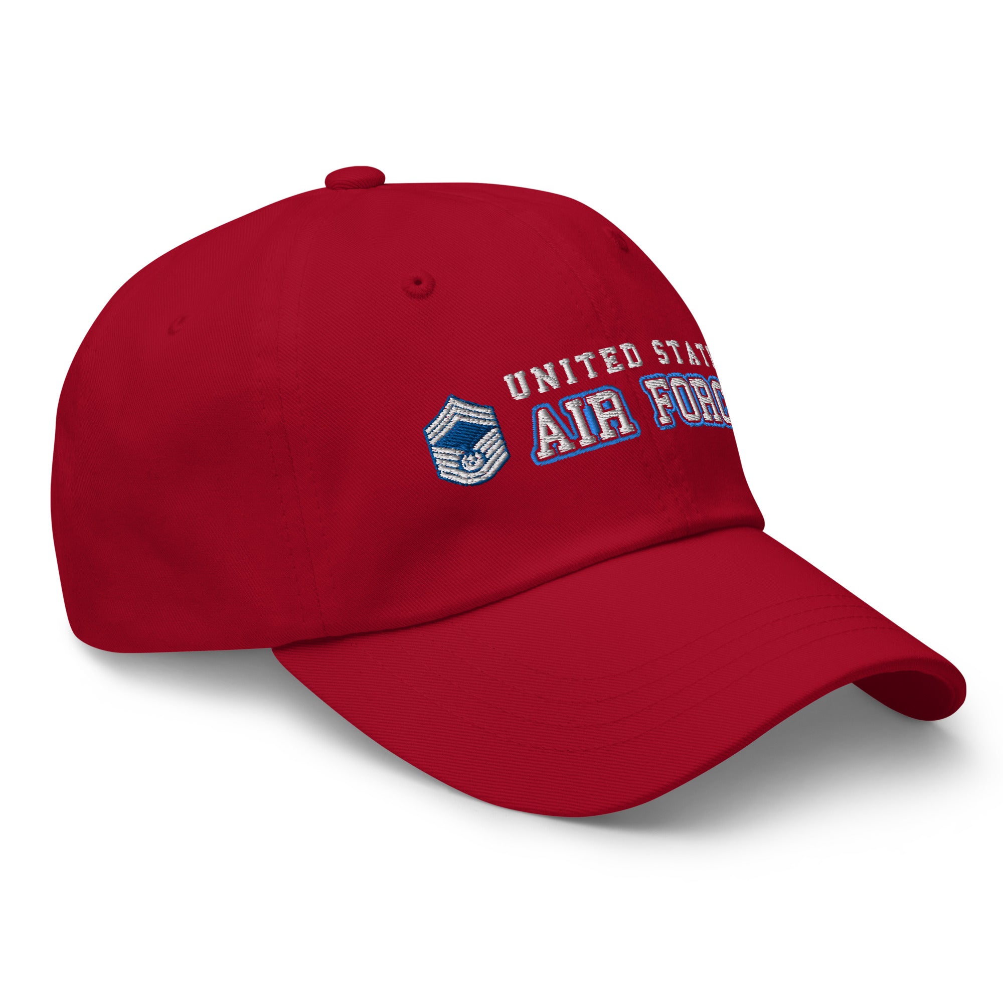 US Air Force E-9 Chief Master Sergeant Of The Air Force E9 CMSAF Ranks/Insignia Embroidered Dad Hat