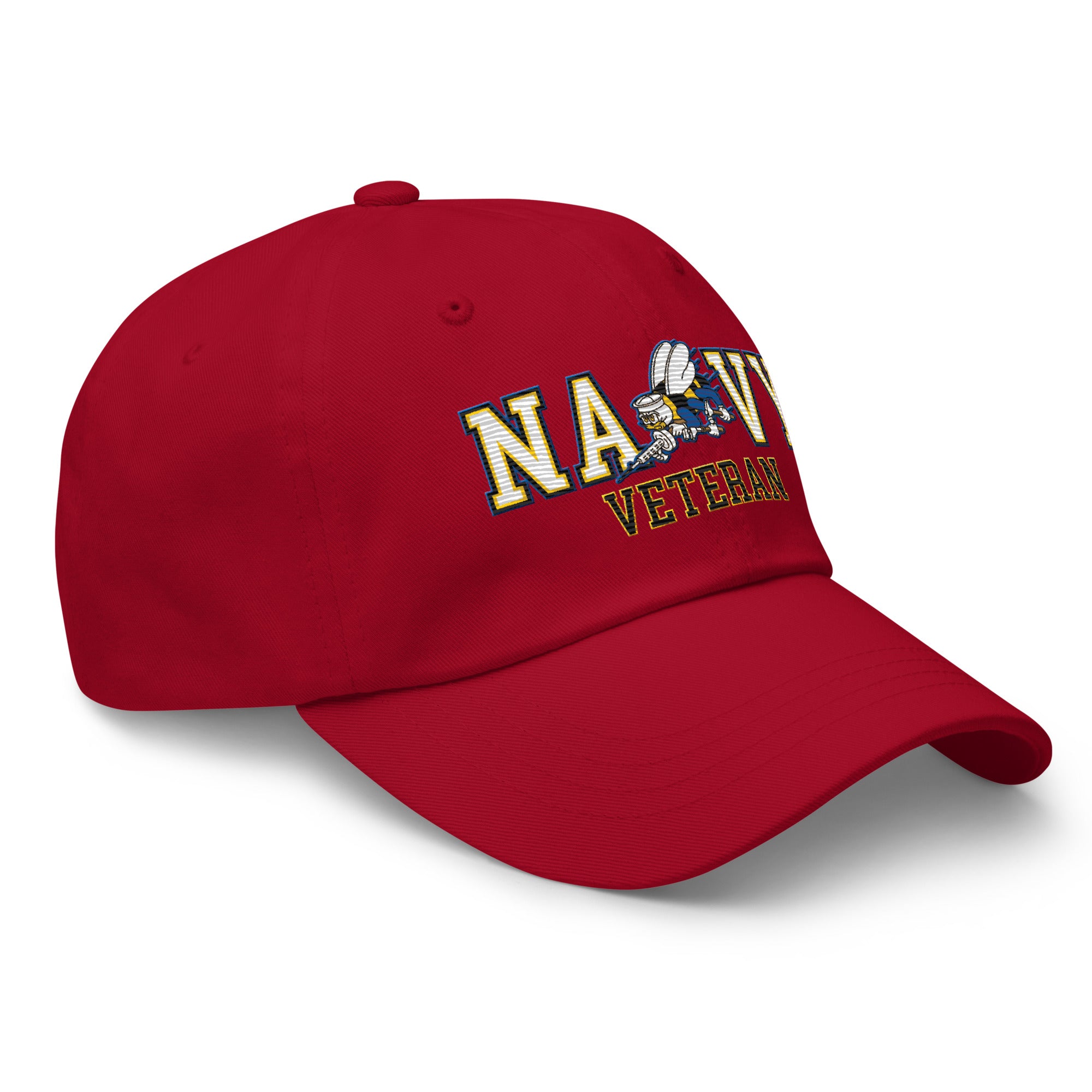 US Navy Seabees Veteran Embroidered Dad Hat