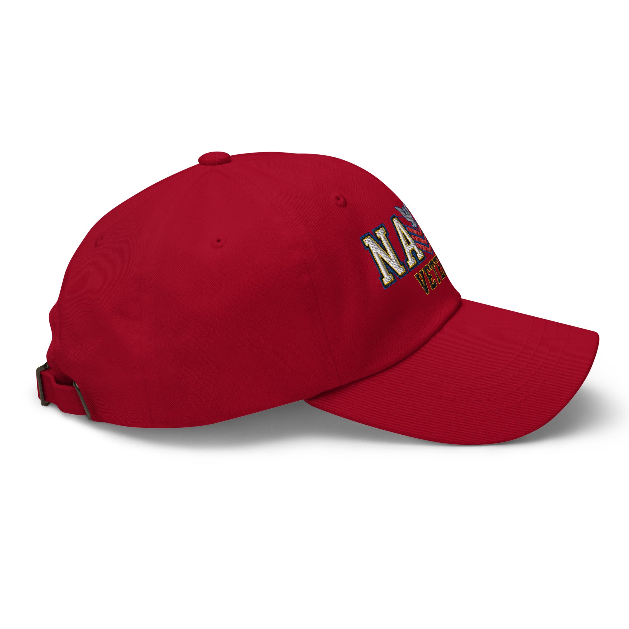 US Navy E-6 Red Stripe Veteran Embroidered Dad Hat