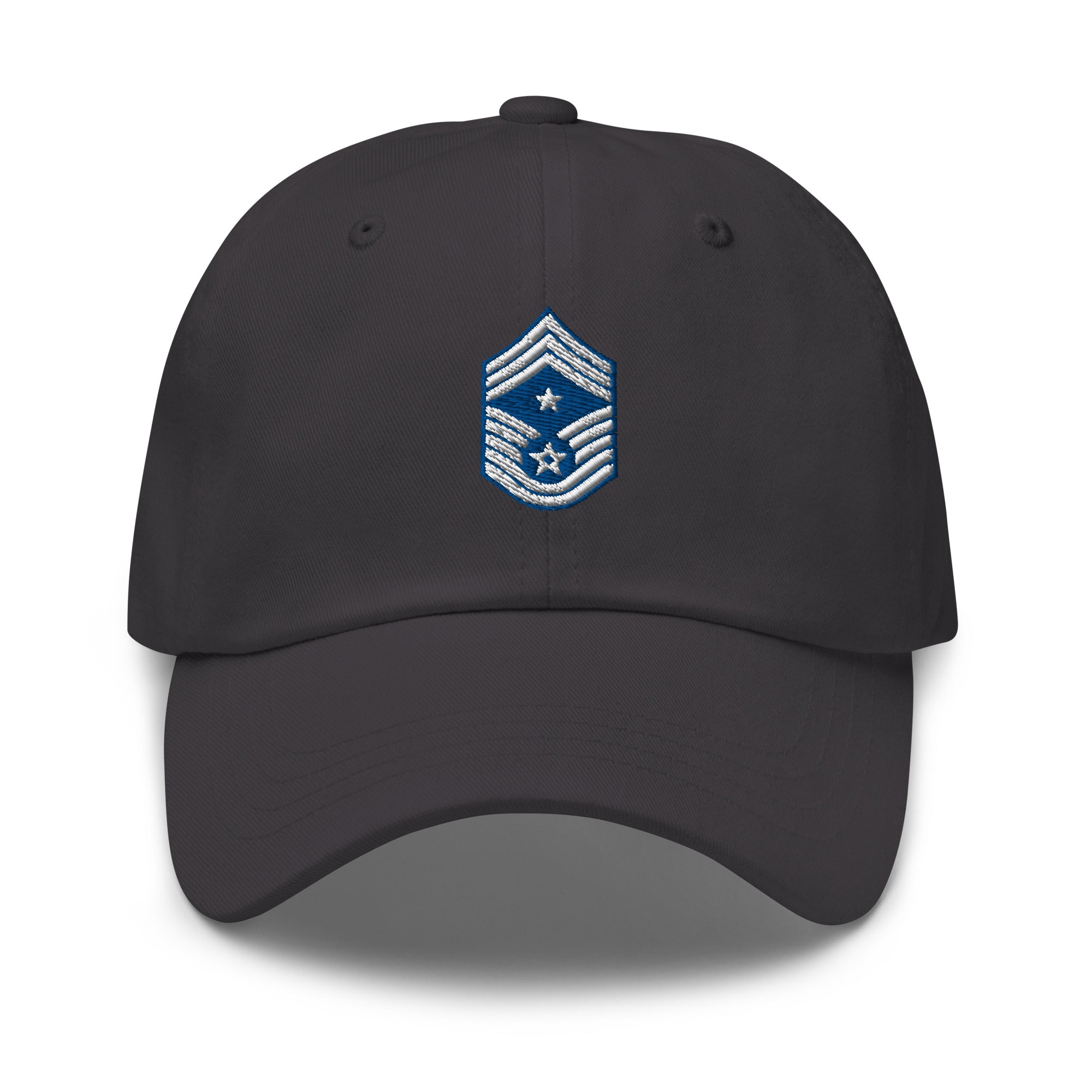 US Air Force E-9 Command Chief Master Sergeant CCM Insignia Embroidered Dad Hat