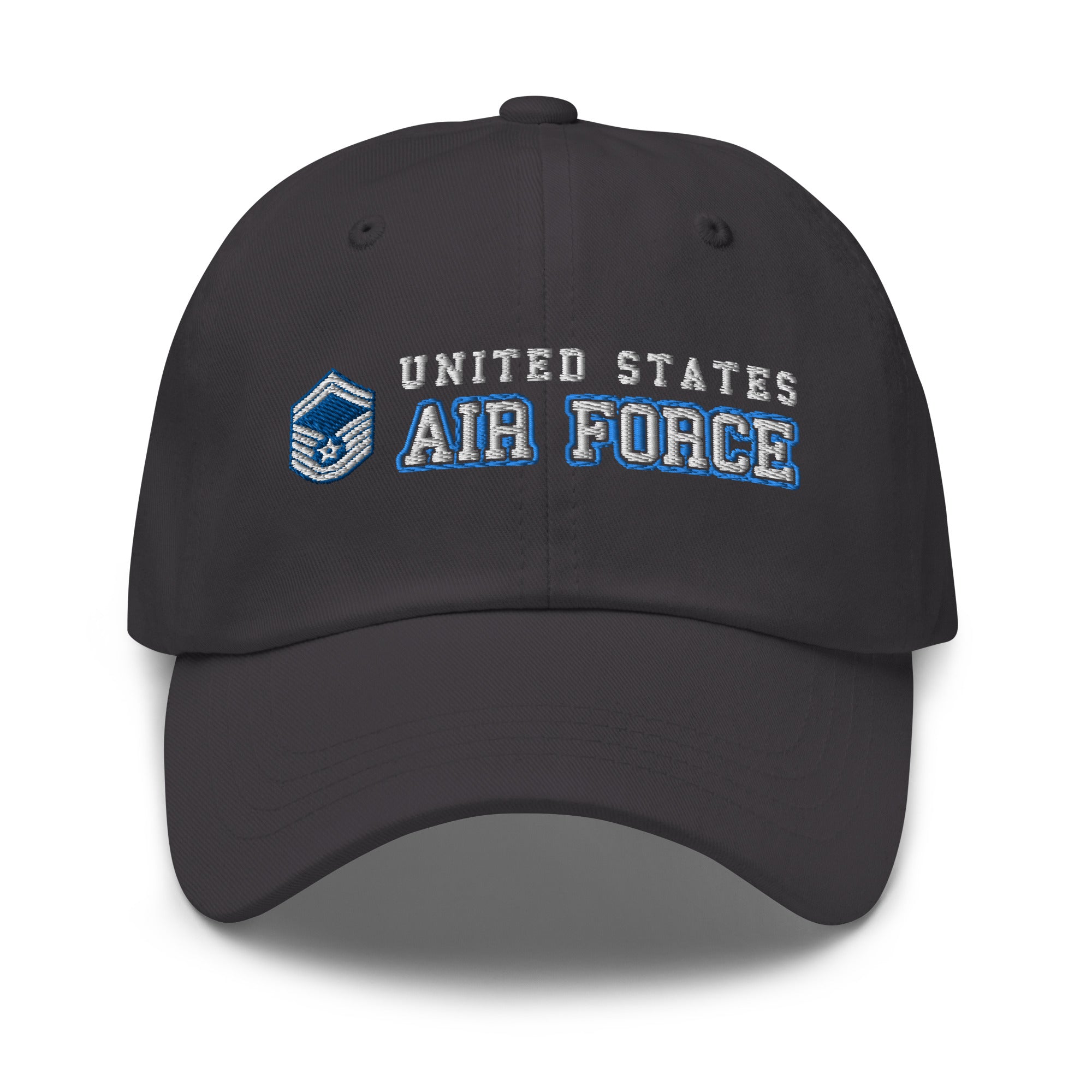 US Air Force E-8 Senior Master Sergeant SMSgt Ranks/Insignia Embroidered Dad Hat