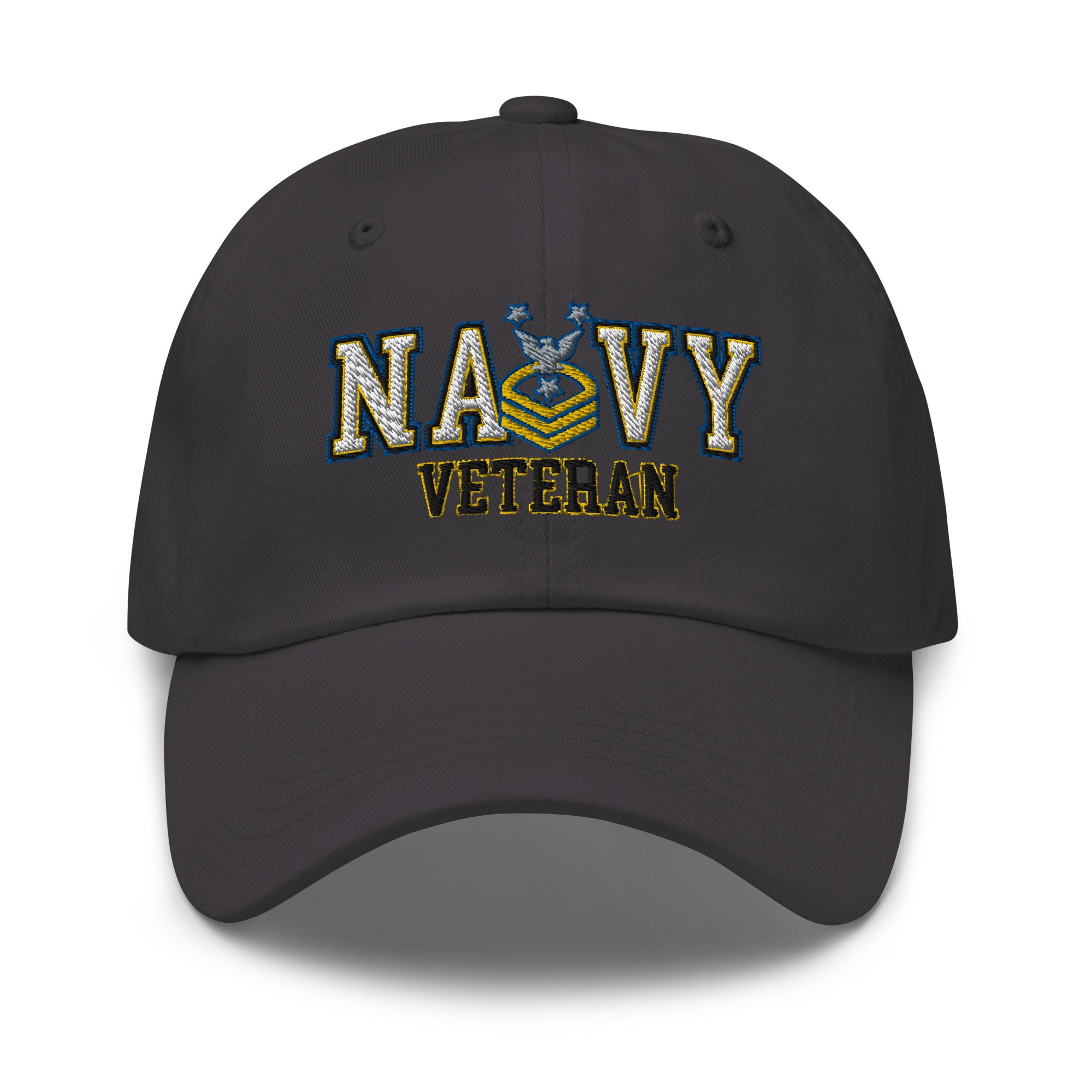 US Navy E-9 CMDCM Veteran Embroidered Dad Hat