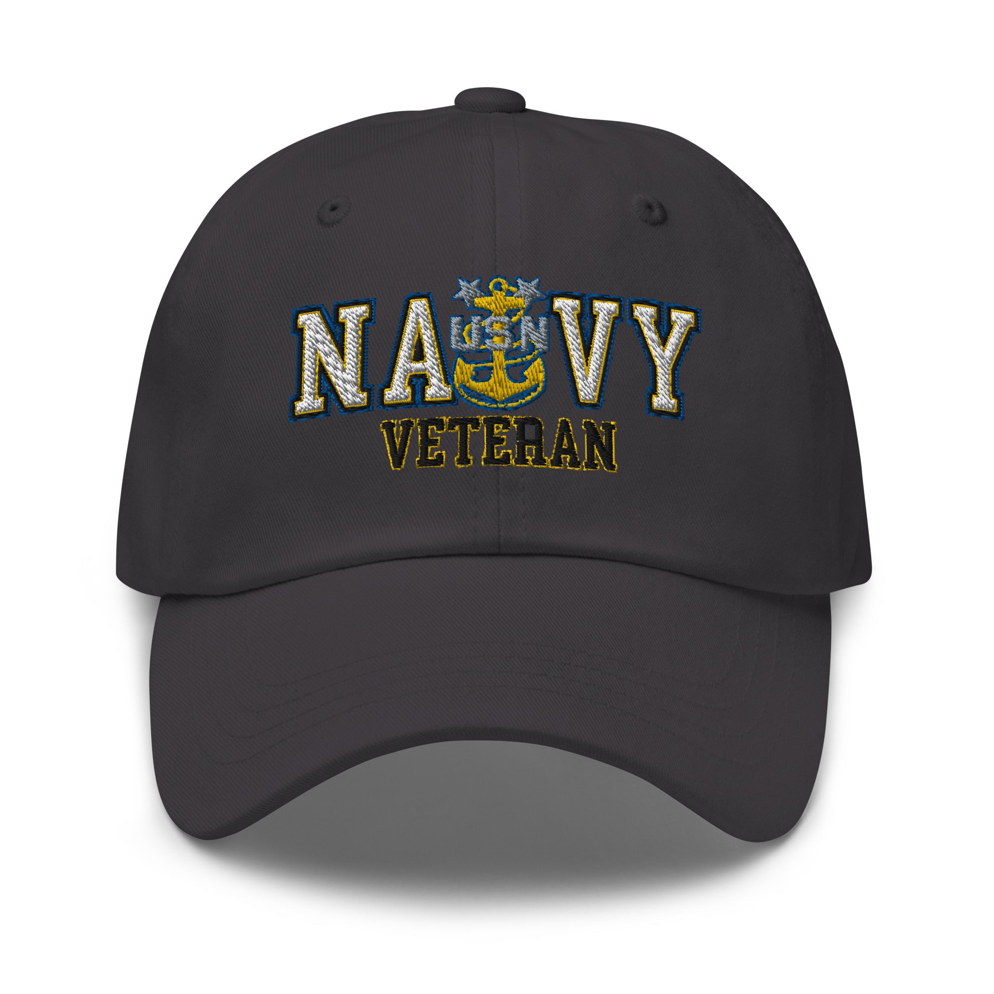 US Navy E-9 MCPO Veteran Embroidered Dad Hat