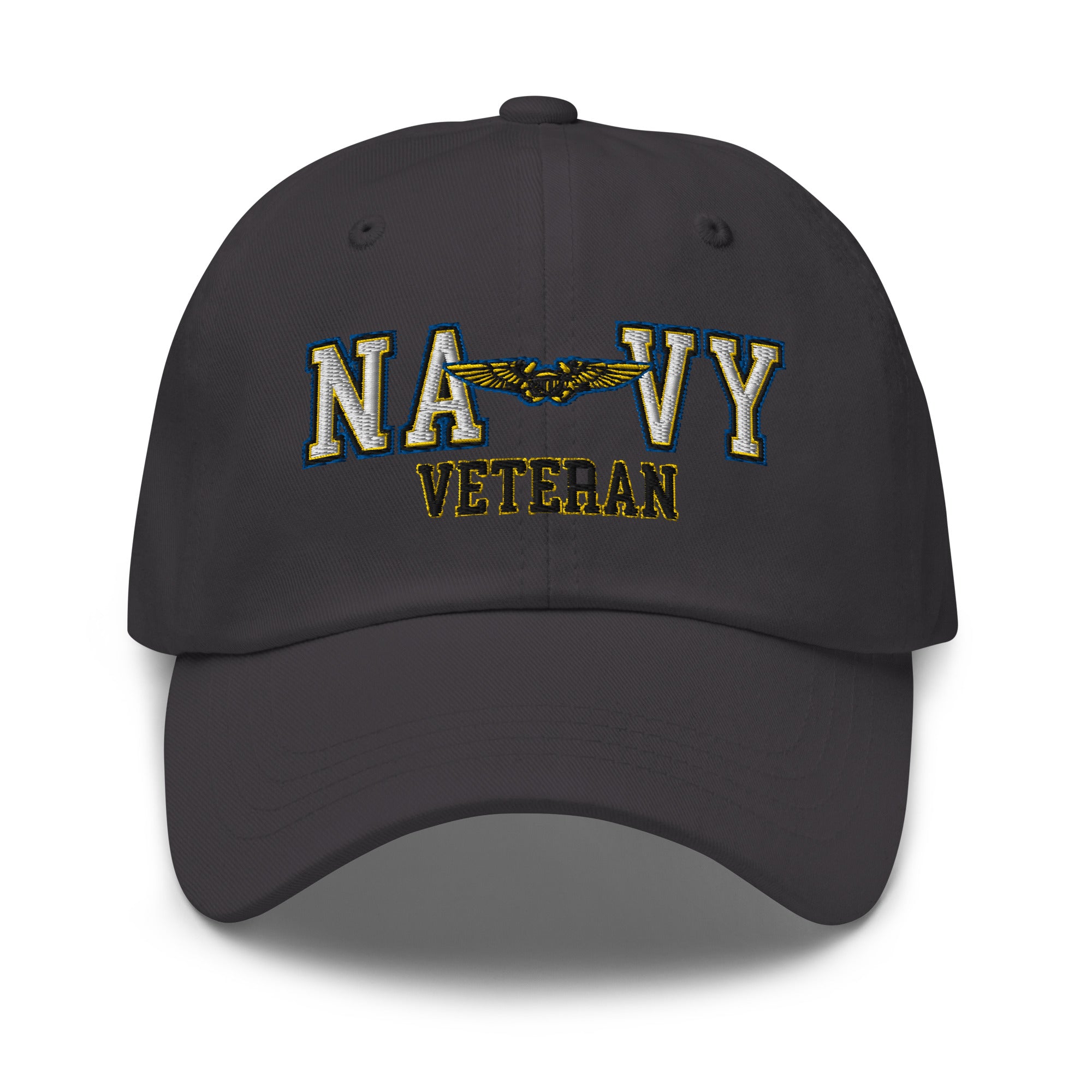 US Navy Naval Flight Officer Veteran Embroidered Dad Hat