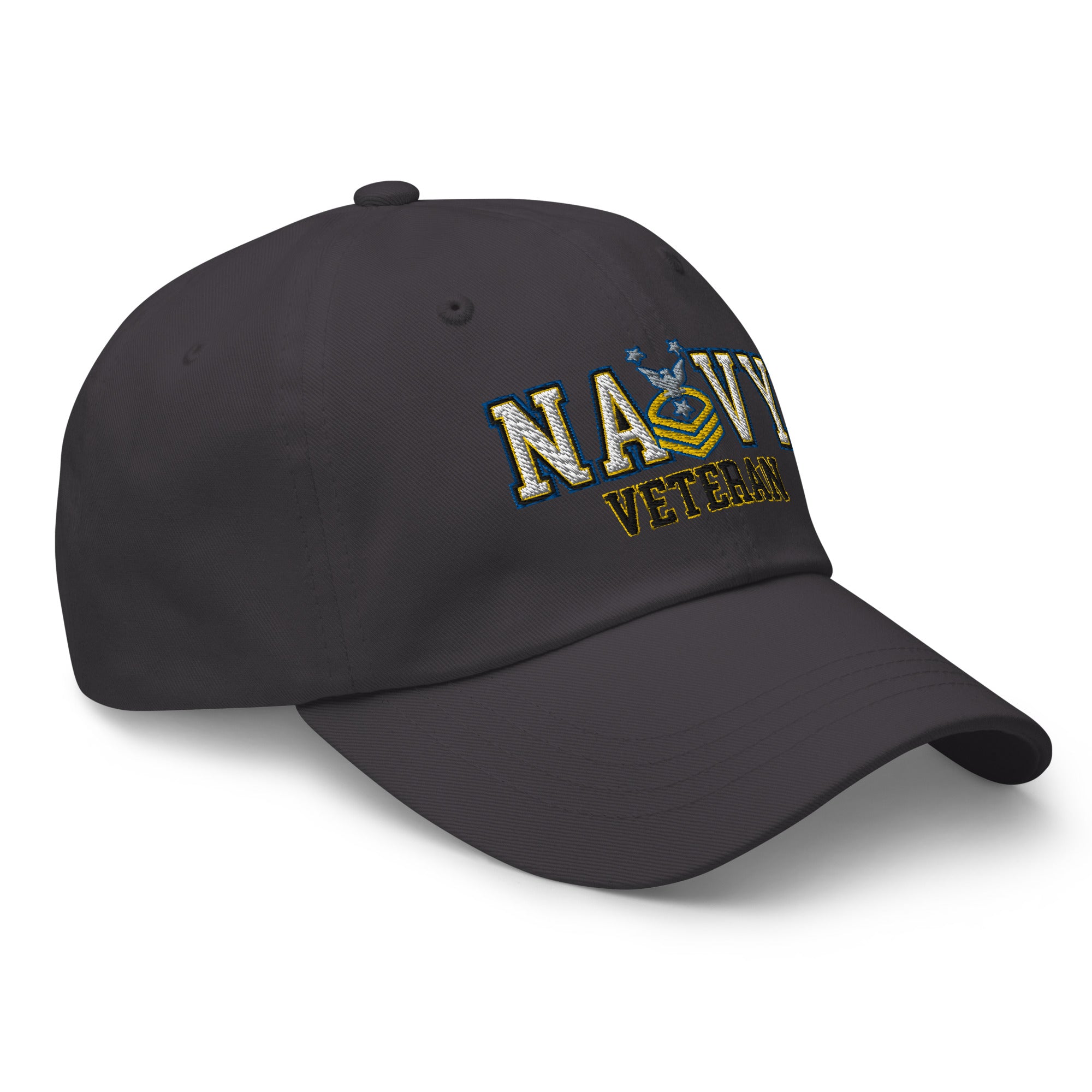 US Navy E-9 CMDCM Veteran Embroidered Dad Hat