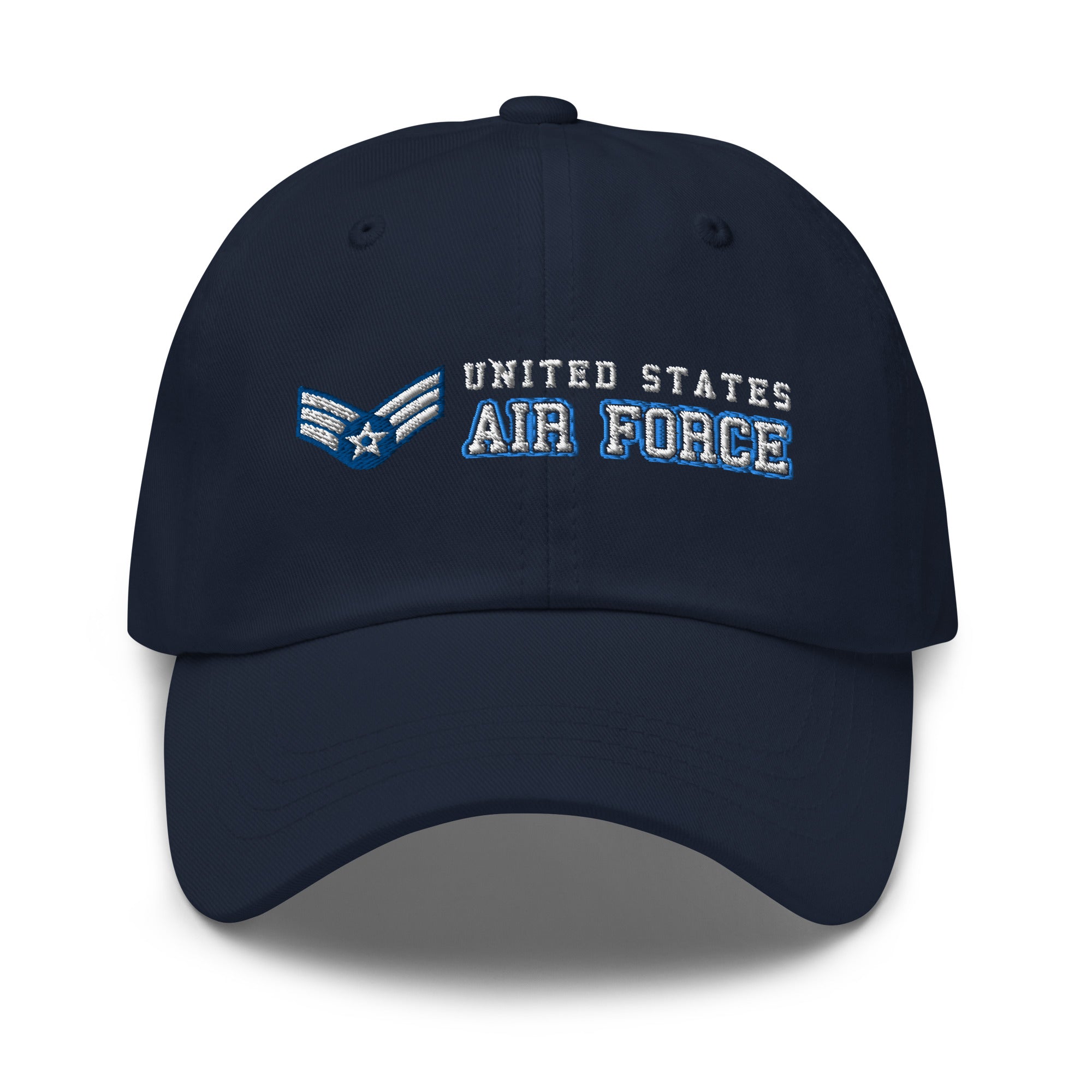 US Air Force E-4 Senior Airman SrA Ranks/Insignia Embroidered Dad Hat