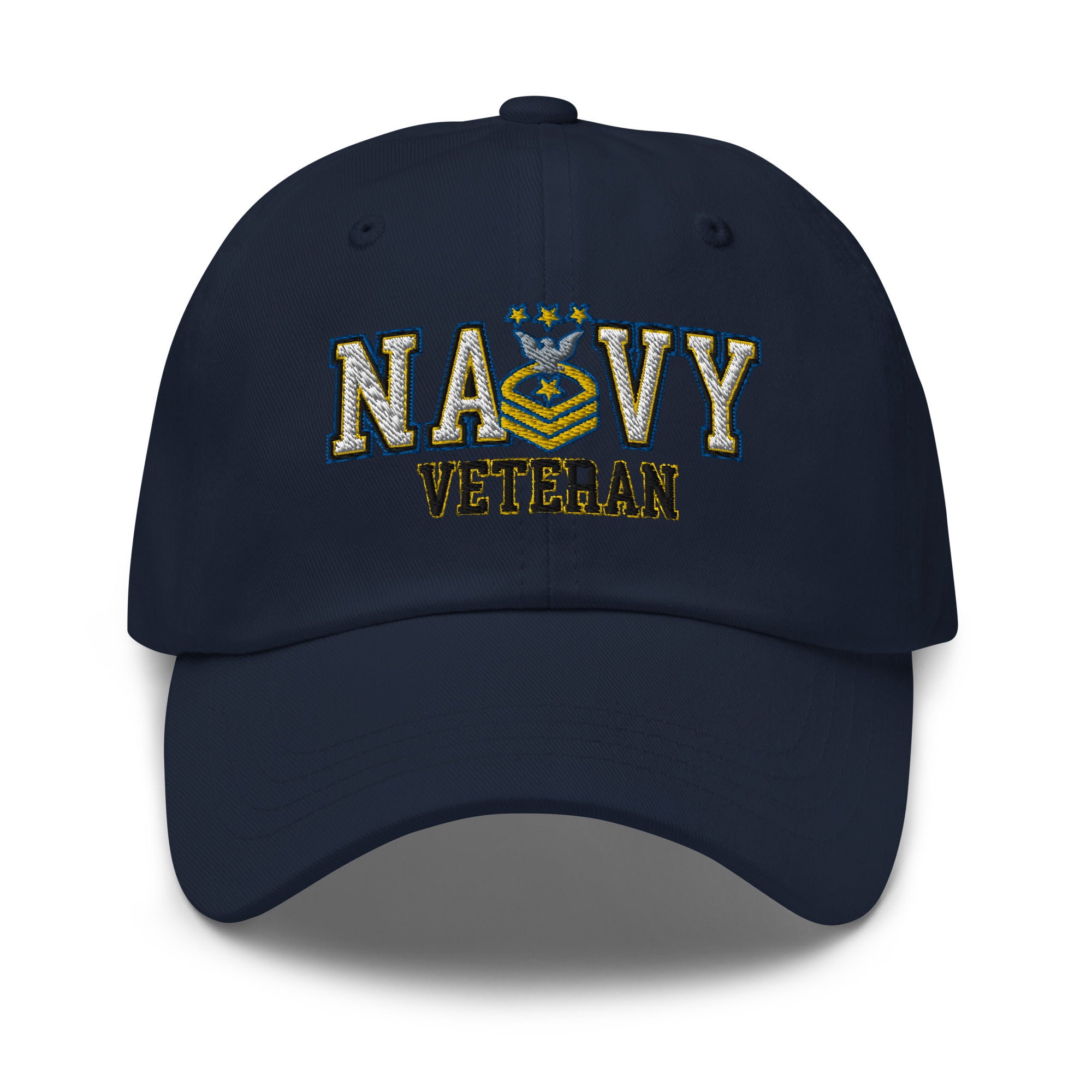 US Navy E-9 MCPON Veteran Embroidered Dad Hat