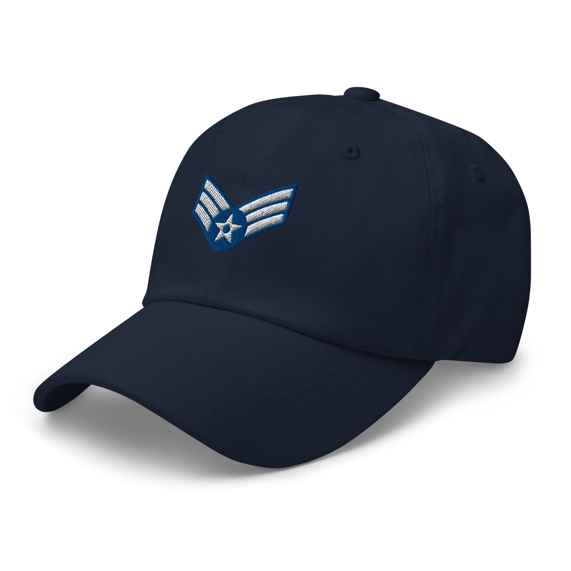 US Air Force E-4 Senior Airman SrA Insignia Embroidered Dad Hat