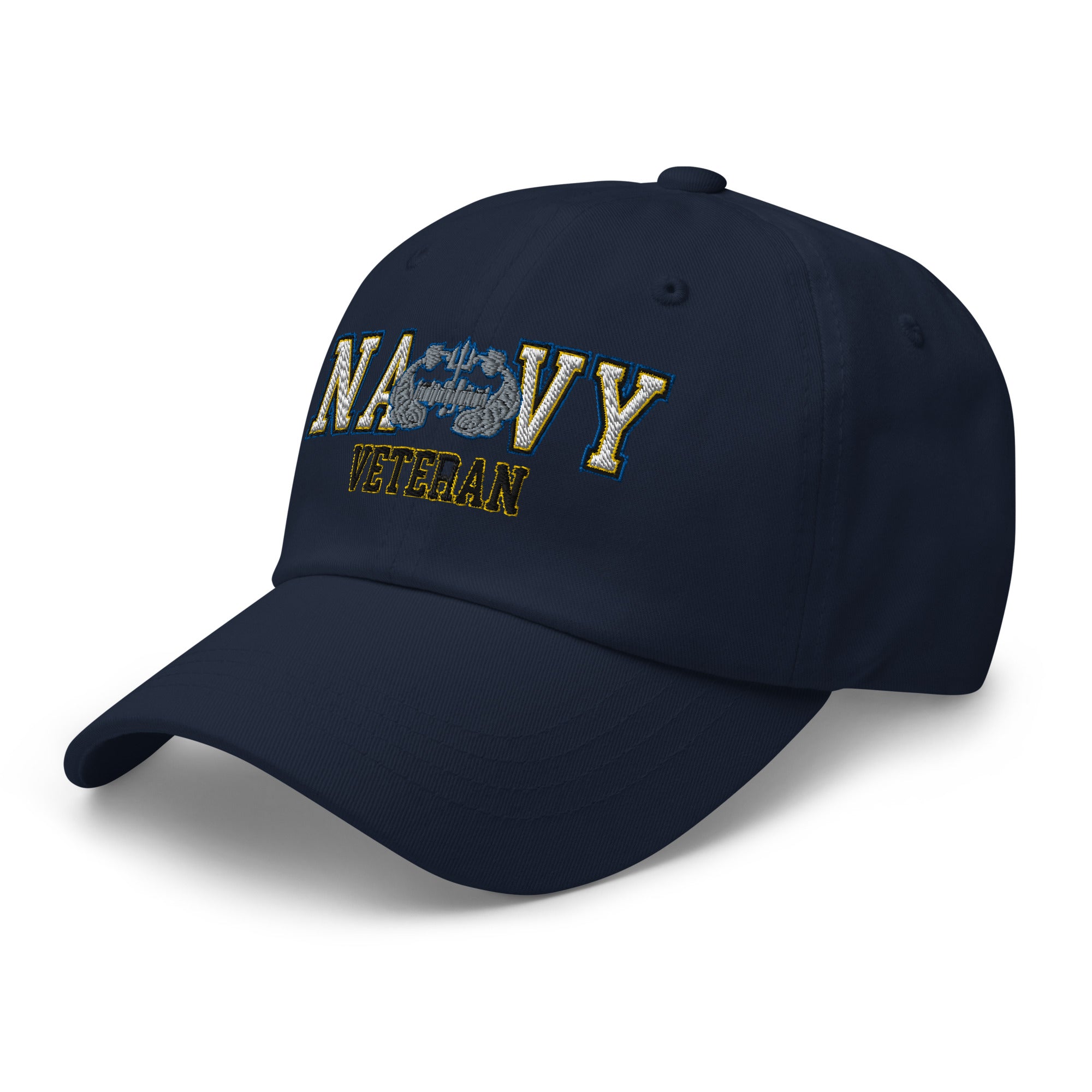 US Navy Deep Submergence Enlisted Veteran Embroidered Dad Hat