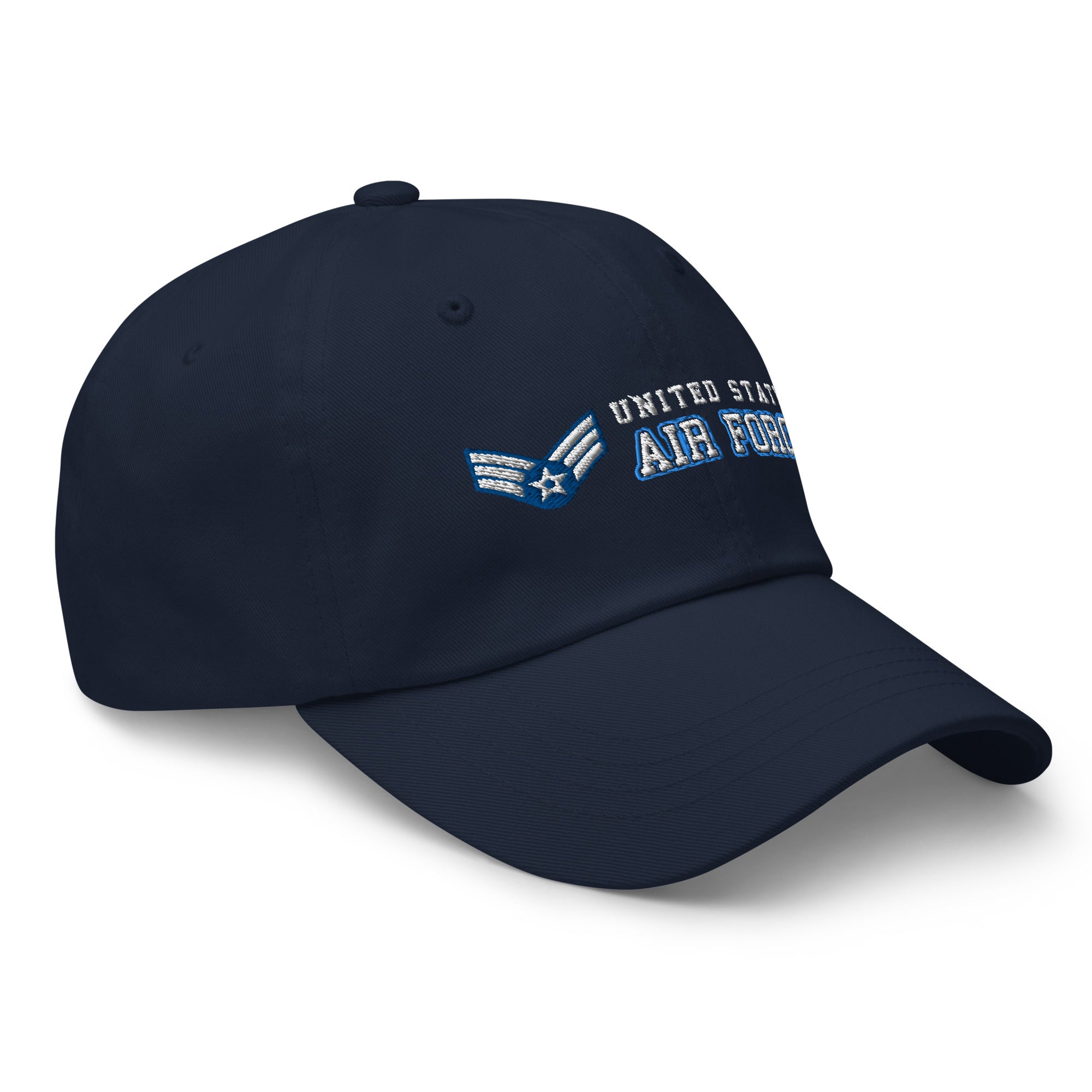 US Air Force E-4 Senior Airman SrA Ranks/Insignia Embroidered Dad Hat