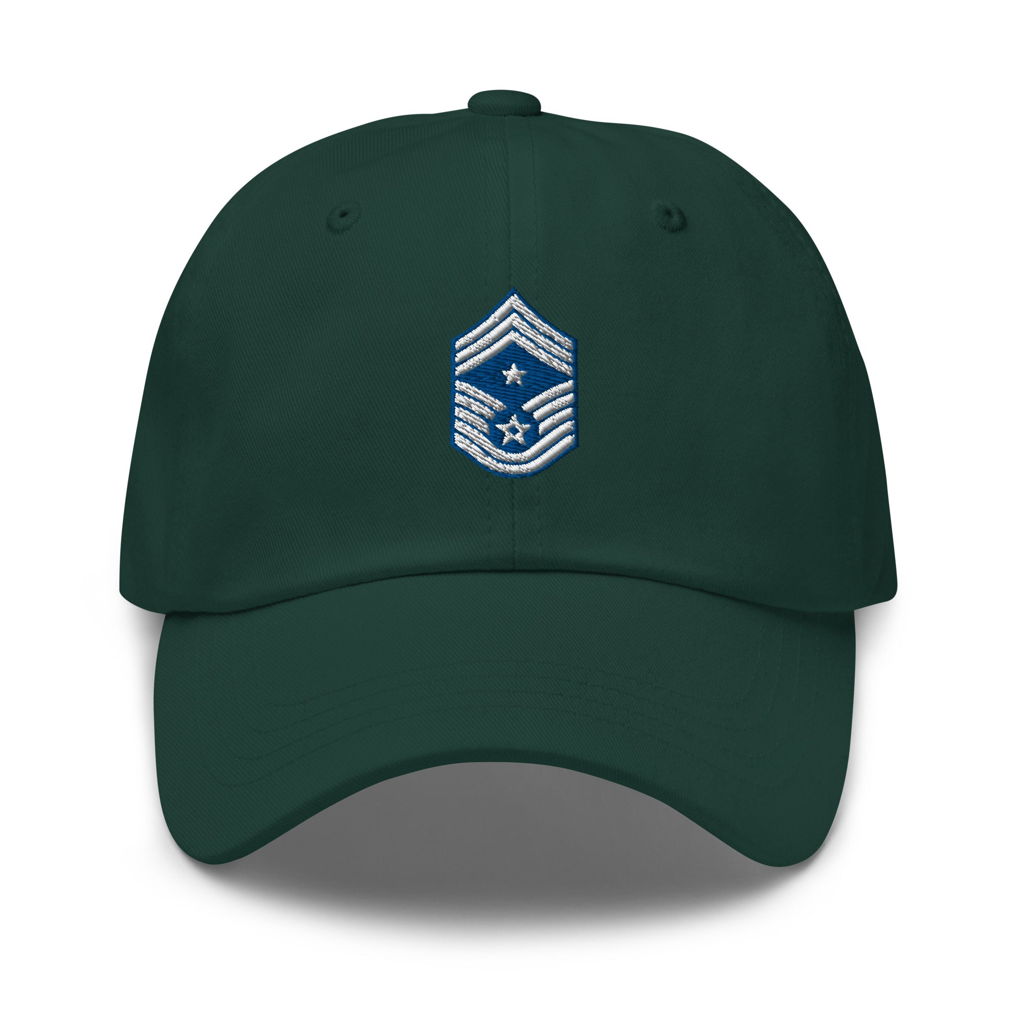 US Air Force E-9 Command Chief Master Sergeant CCM Insignia Embroidered Dad Hat