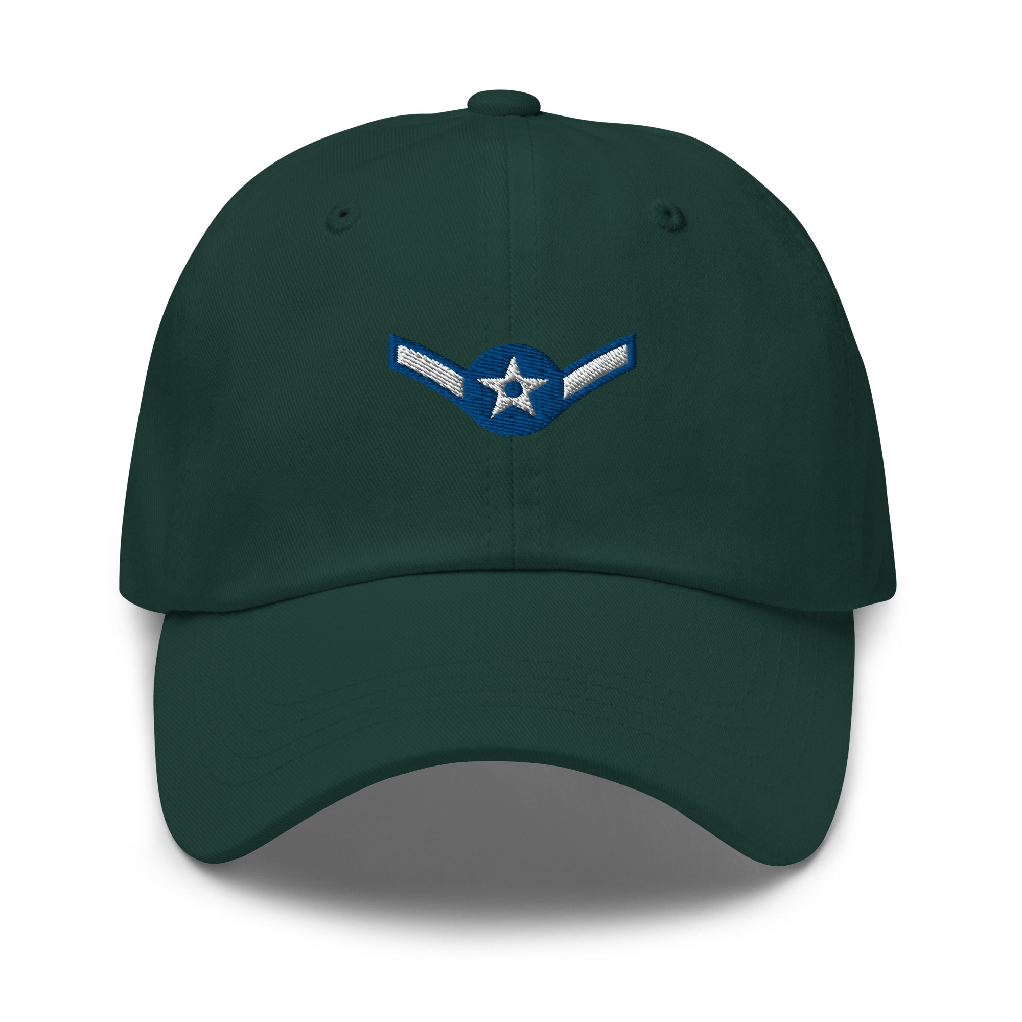 US Air Force E-2 Airman Amn Insignia Embroidered Dad Hat