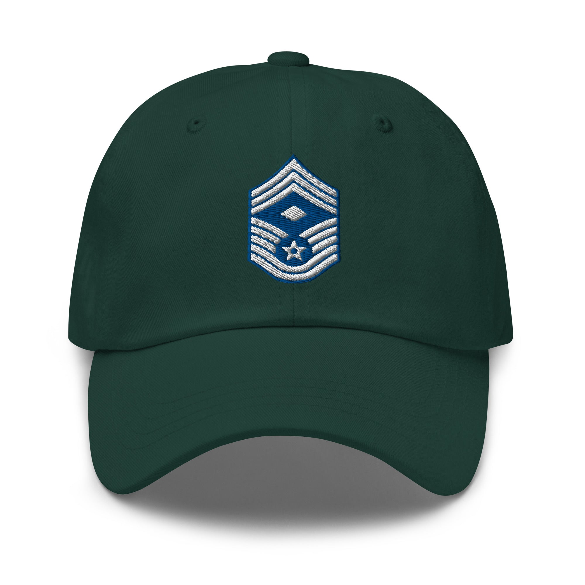 US Air Force E-9 First sergeant Insignia Embroidered Dad Hat