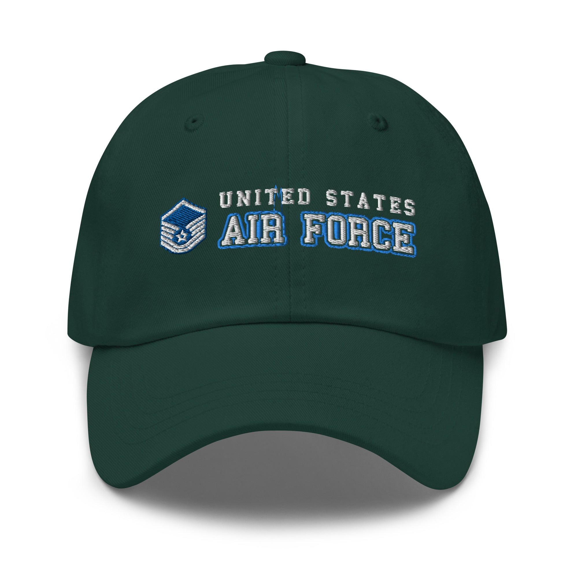 US Air Force E-7 Master Sergeant MSgt Ranks/Insignia Embroidered Dad Hat