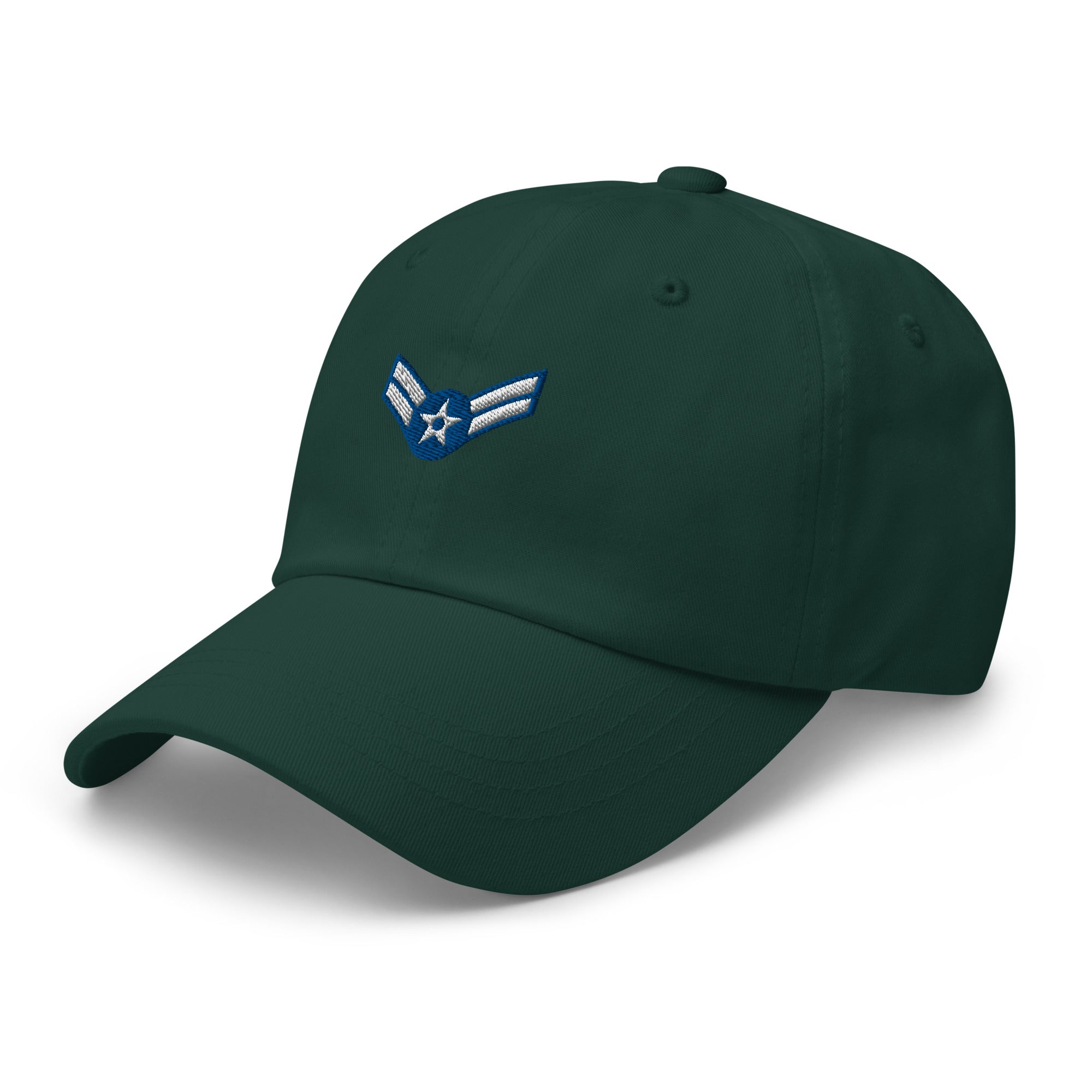 US Air Force E-3 Airman First Class A1C Insignia Embroidered Dad Hat