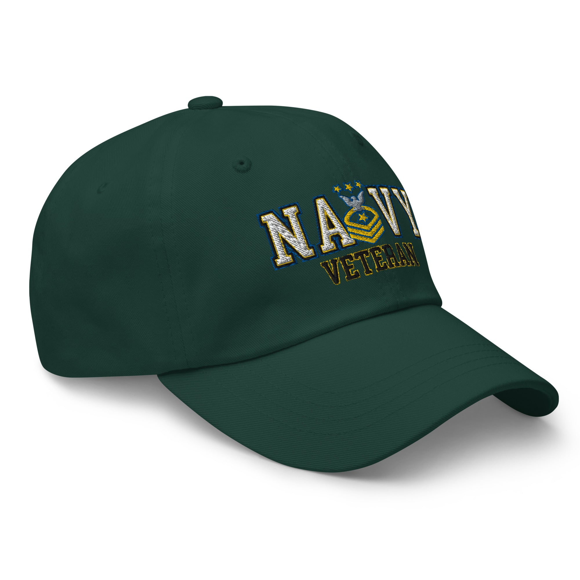 US Navy E-9 MCPON Veteran Embroidered Dad Hat