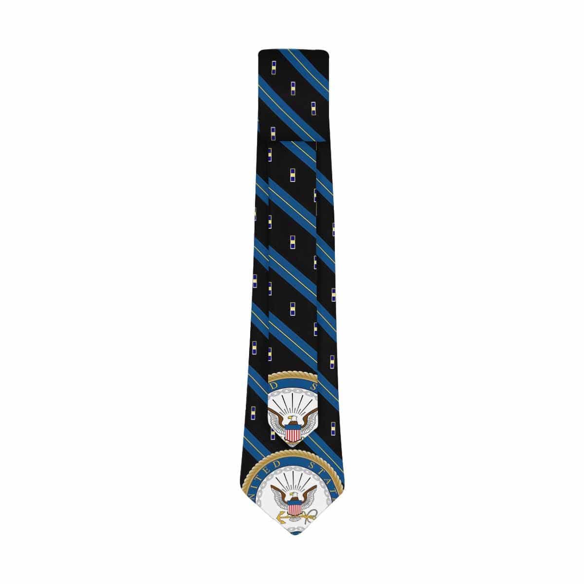 US Navy W-1 Officer Classic Necktie (Two Sides)-Necktie-Navy-Officer-Veterans Nation