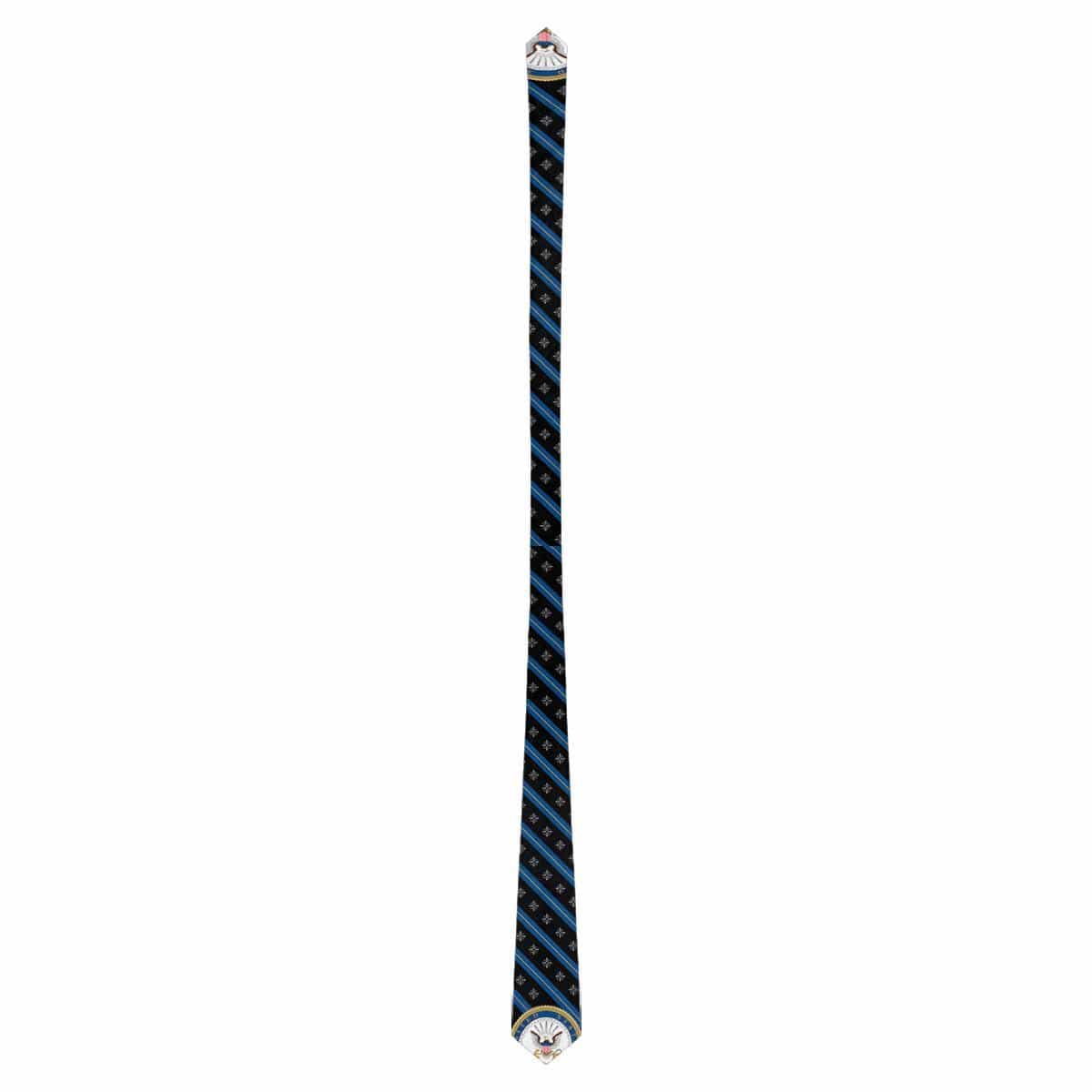 US Navy Data systems technician Navy DS Classic Necktie (Two Sides)-Necktie-Navvy-Rate-Veterans Nation
