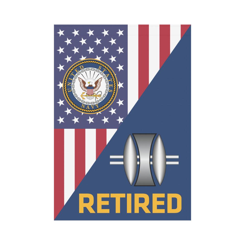 US Navy Opticalman Navy OM Retired House Flag 28 inches x 40 inches Twin-Side Printing-HouseFlag-Navy-Rate-Veterans Nation